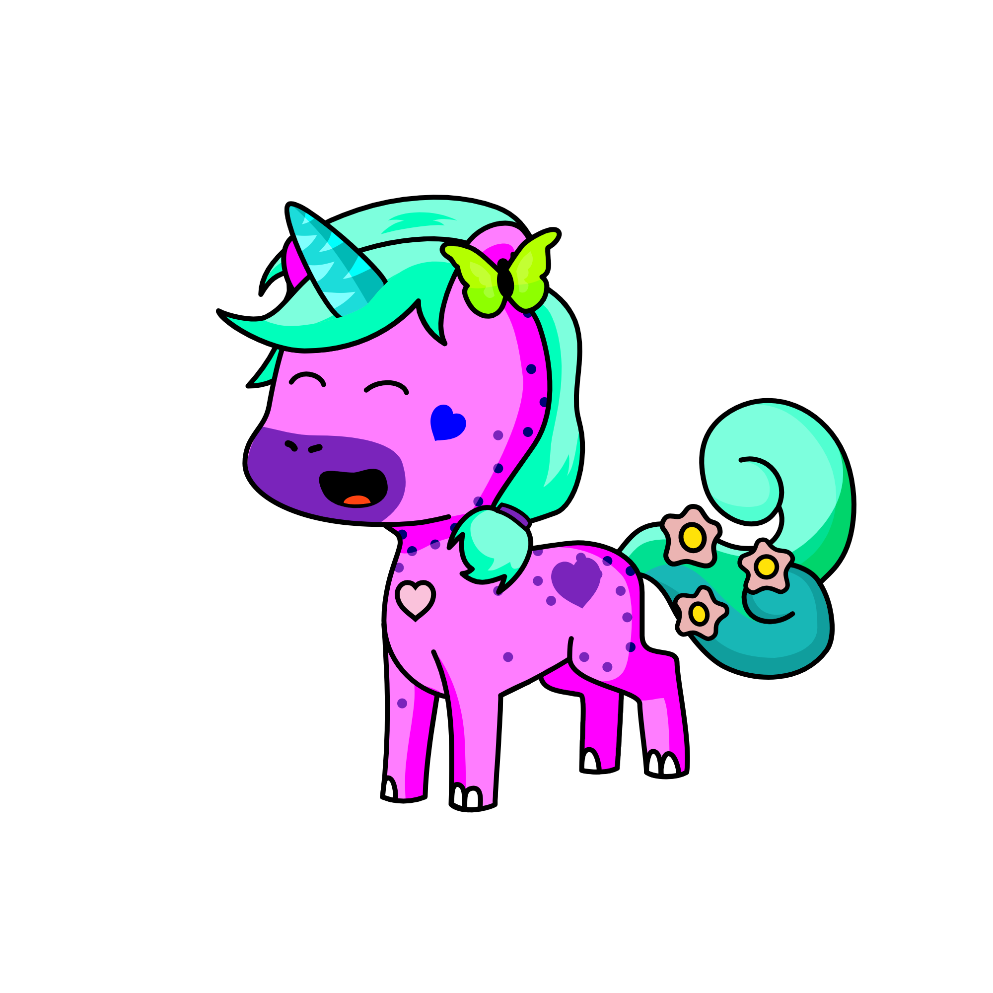 Glitterdust, the unicorn