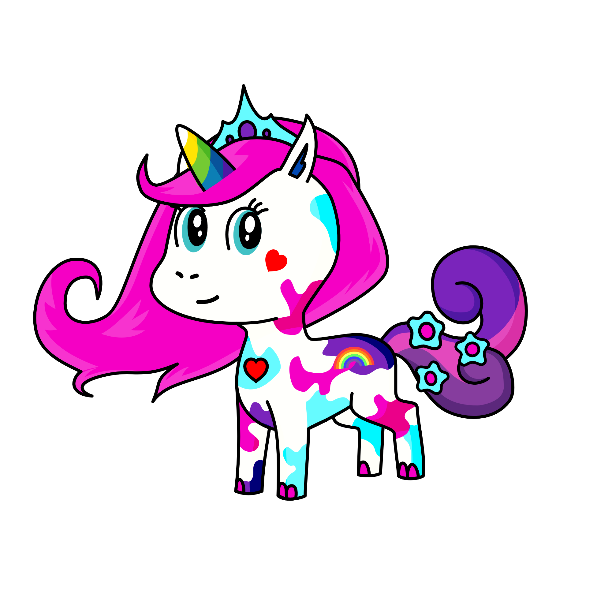 uni-girl, the unicorn