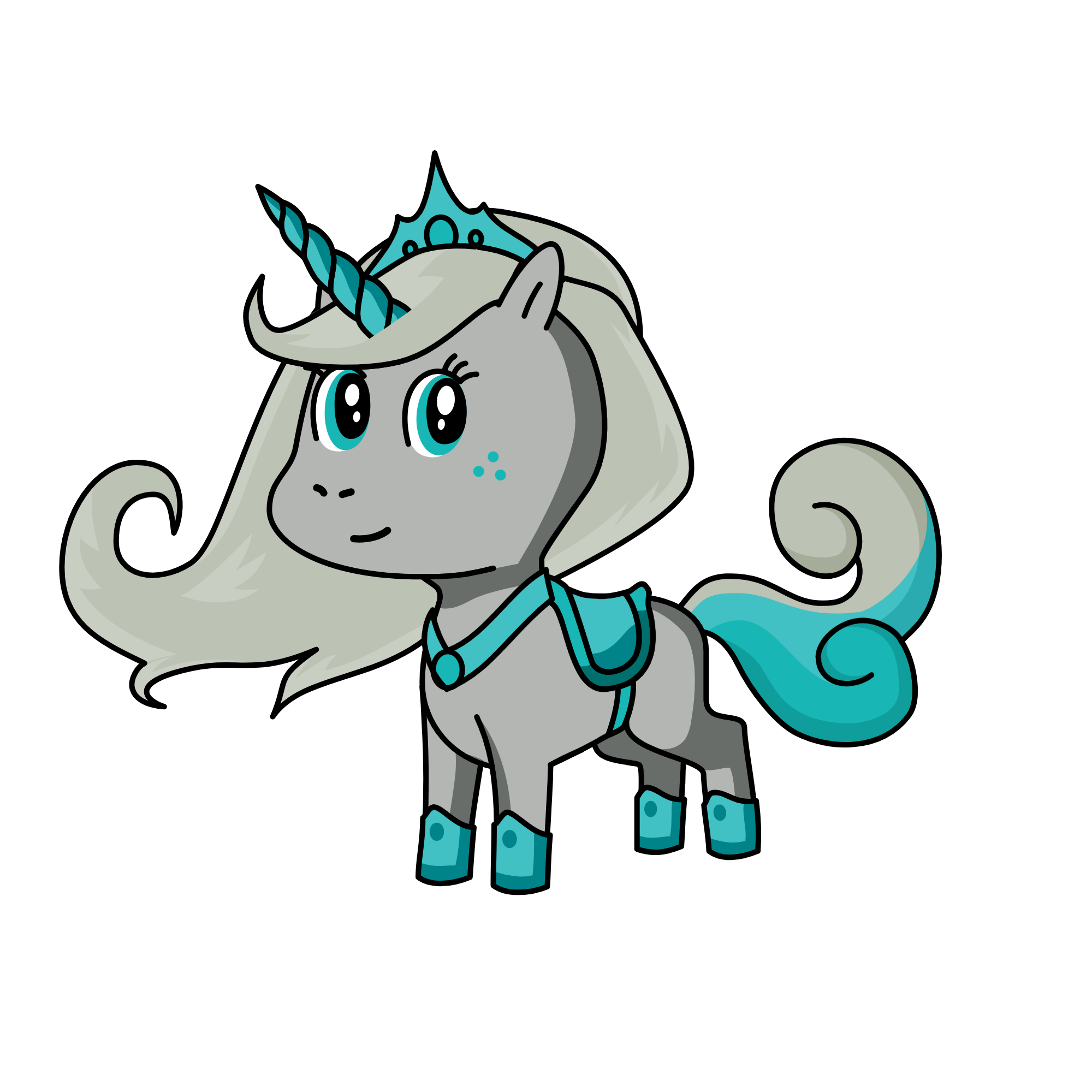 Silver Frost, the unicorn