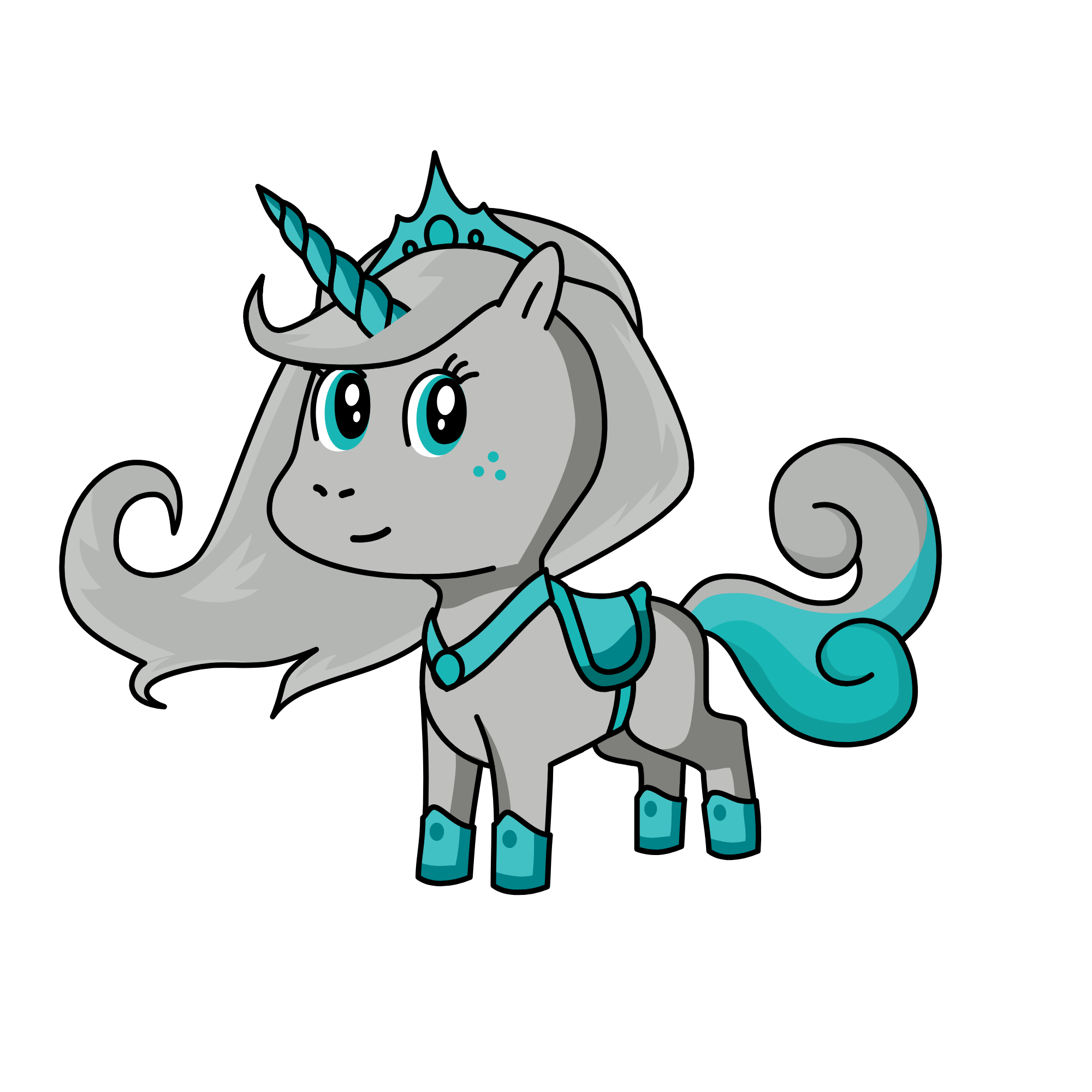 Silver Frost, the unicorn