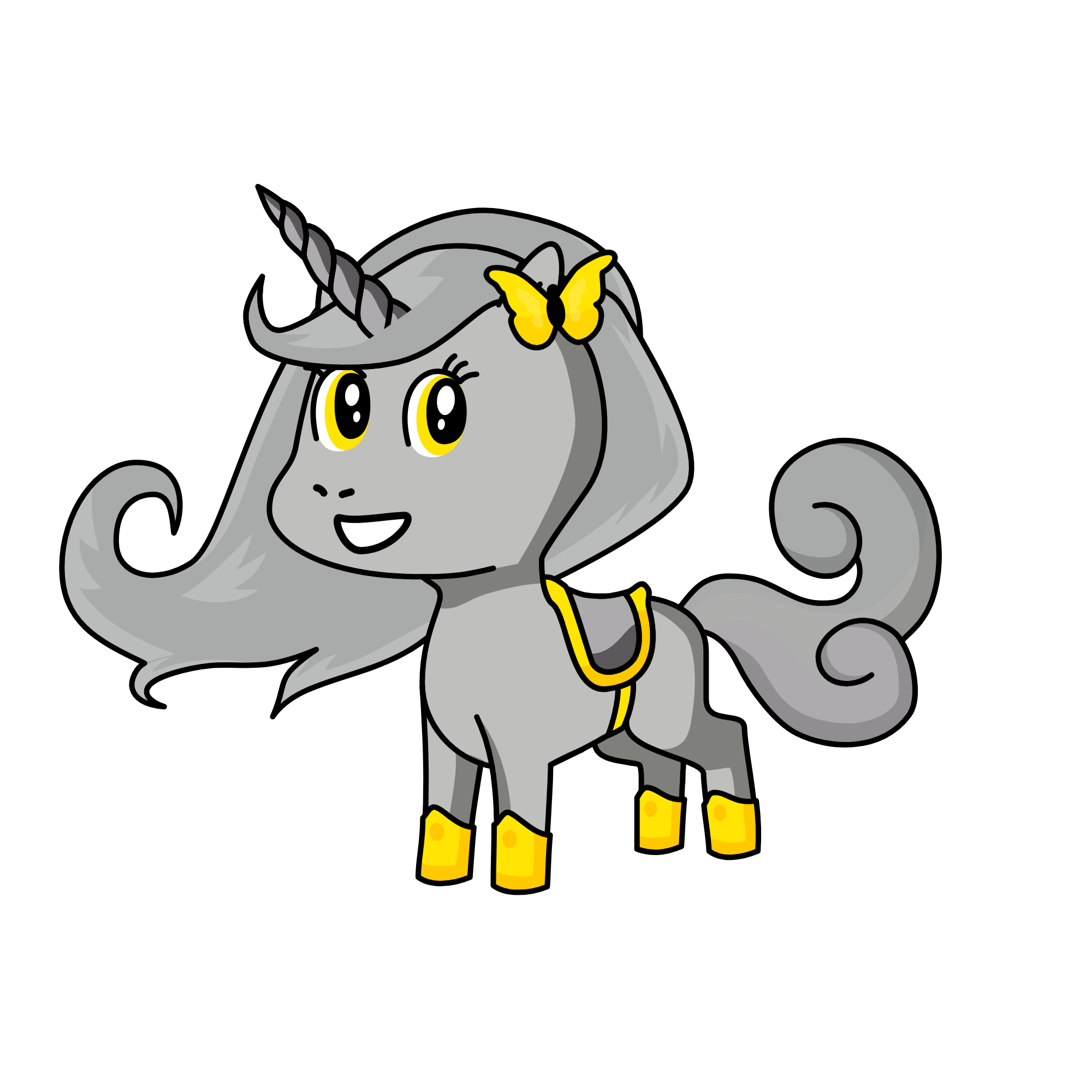 Gray Ruin's Glow, the unicorn