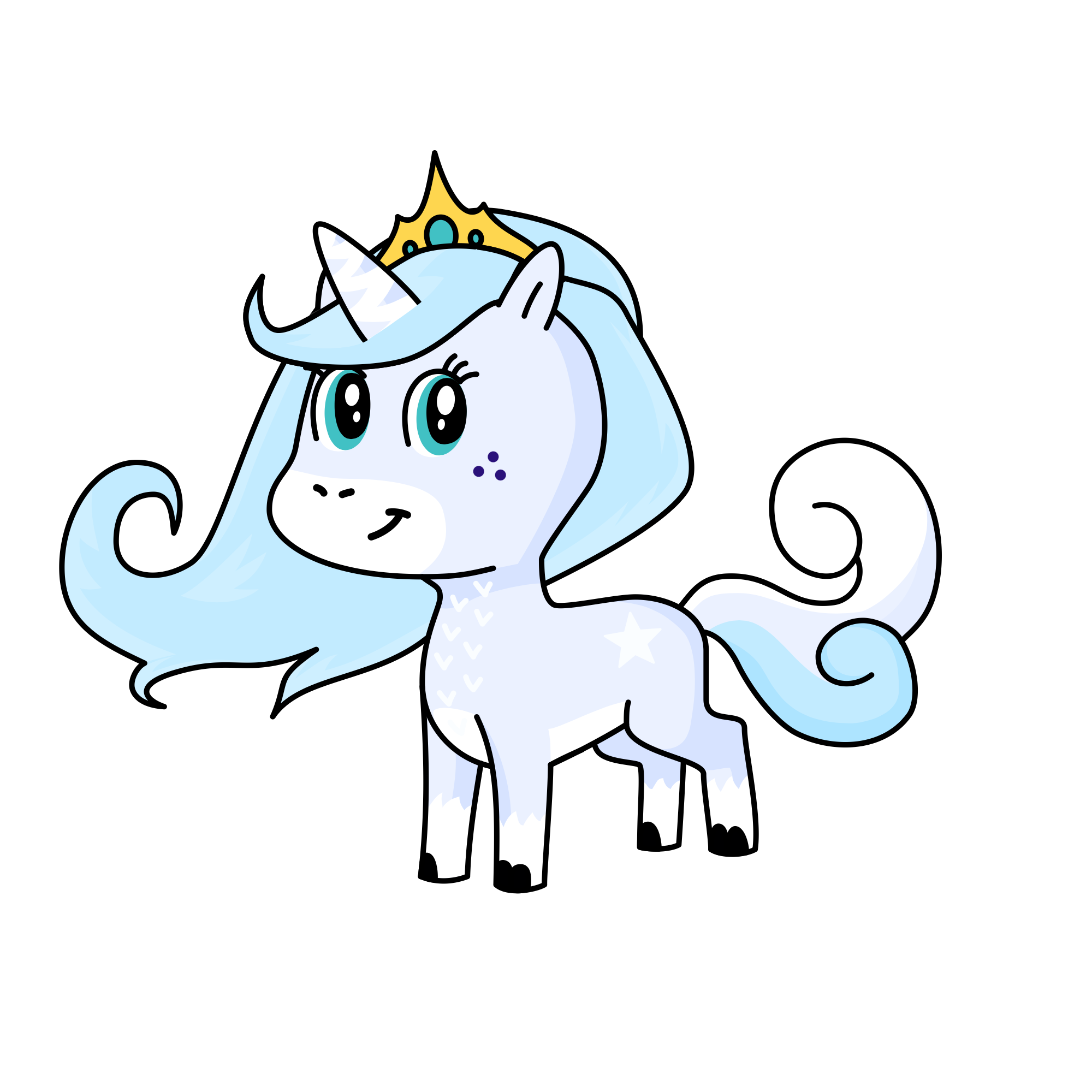 Sparkle Snow, the unicorn