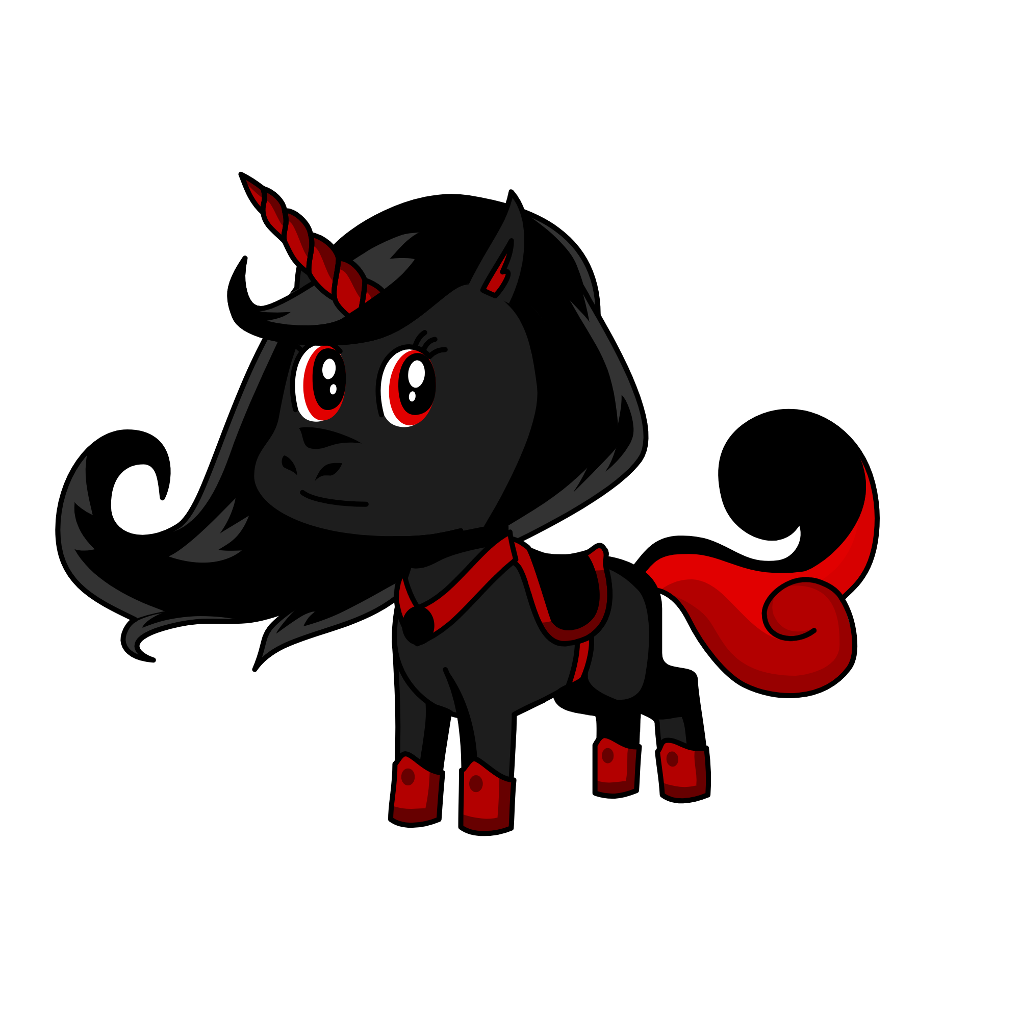 blood red demise, the unicorn