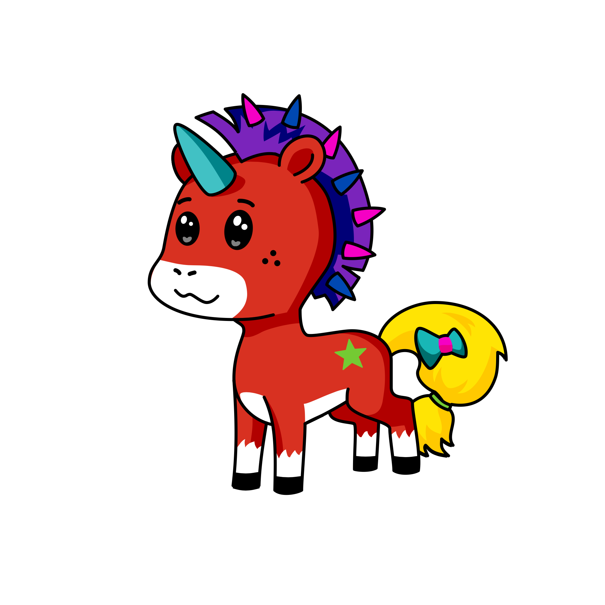 Spike, the unicorn