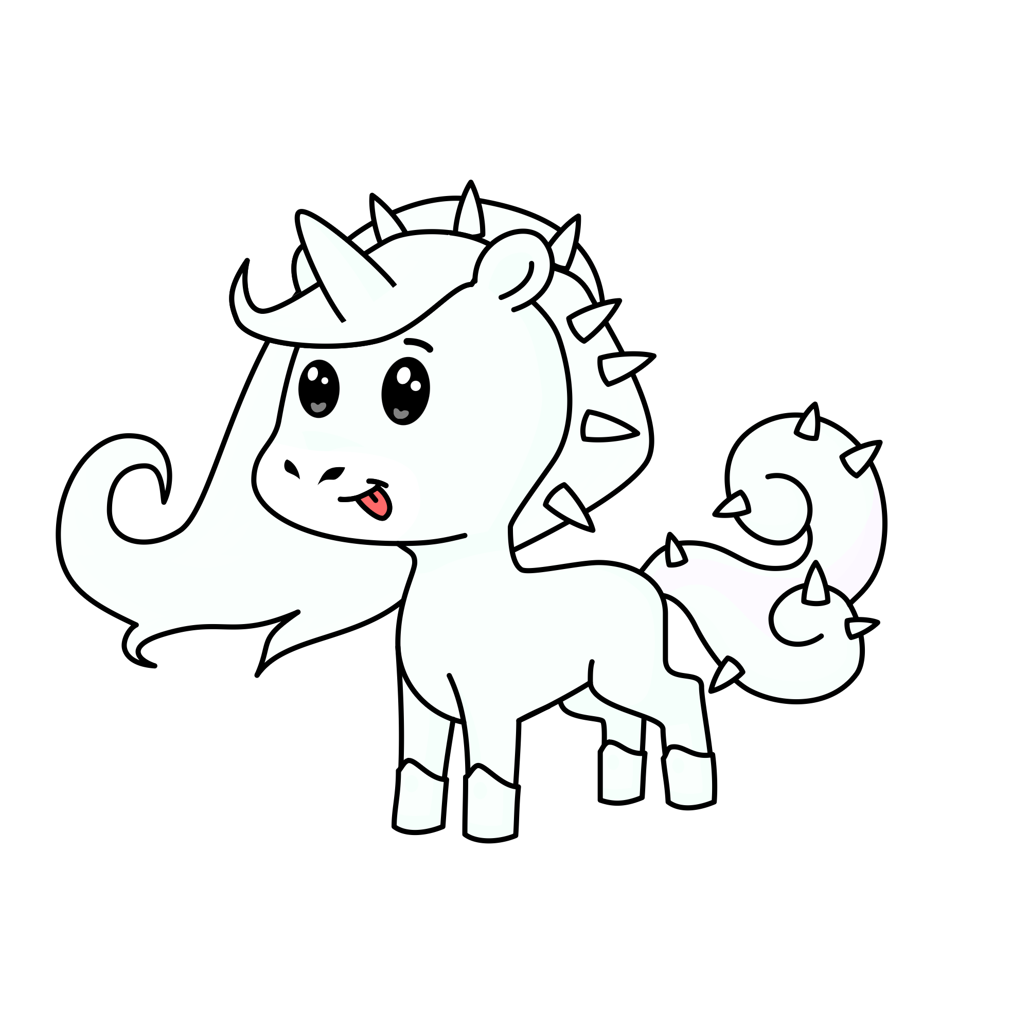 Snow White, the unicorn