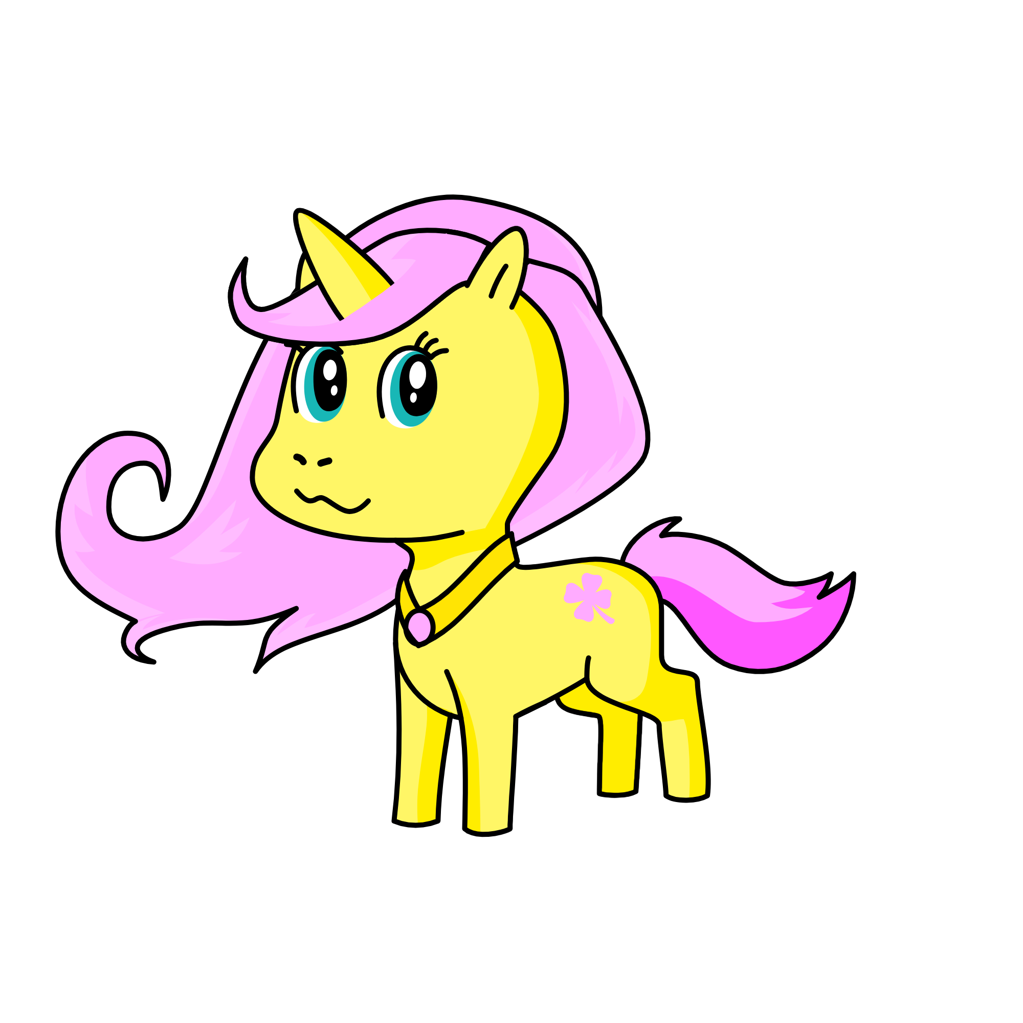 Fluttercorn, the unicorn