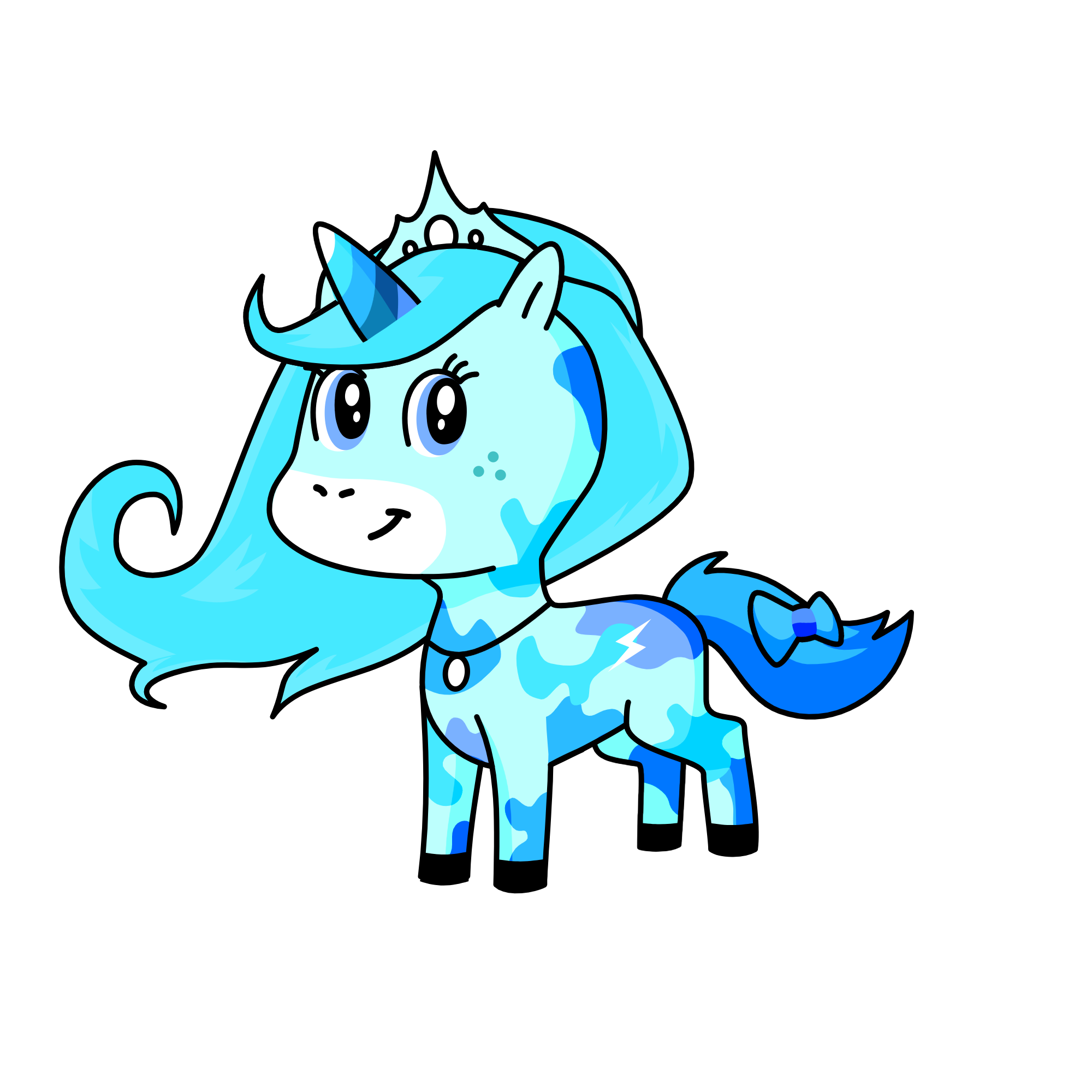 Winter, the unicorn