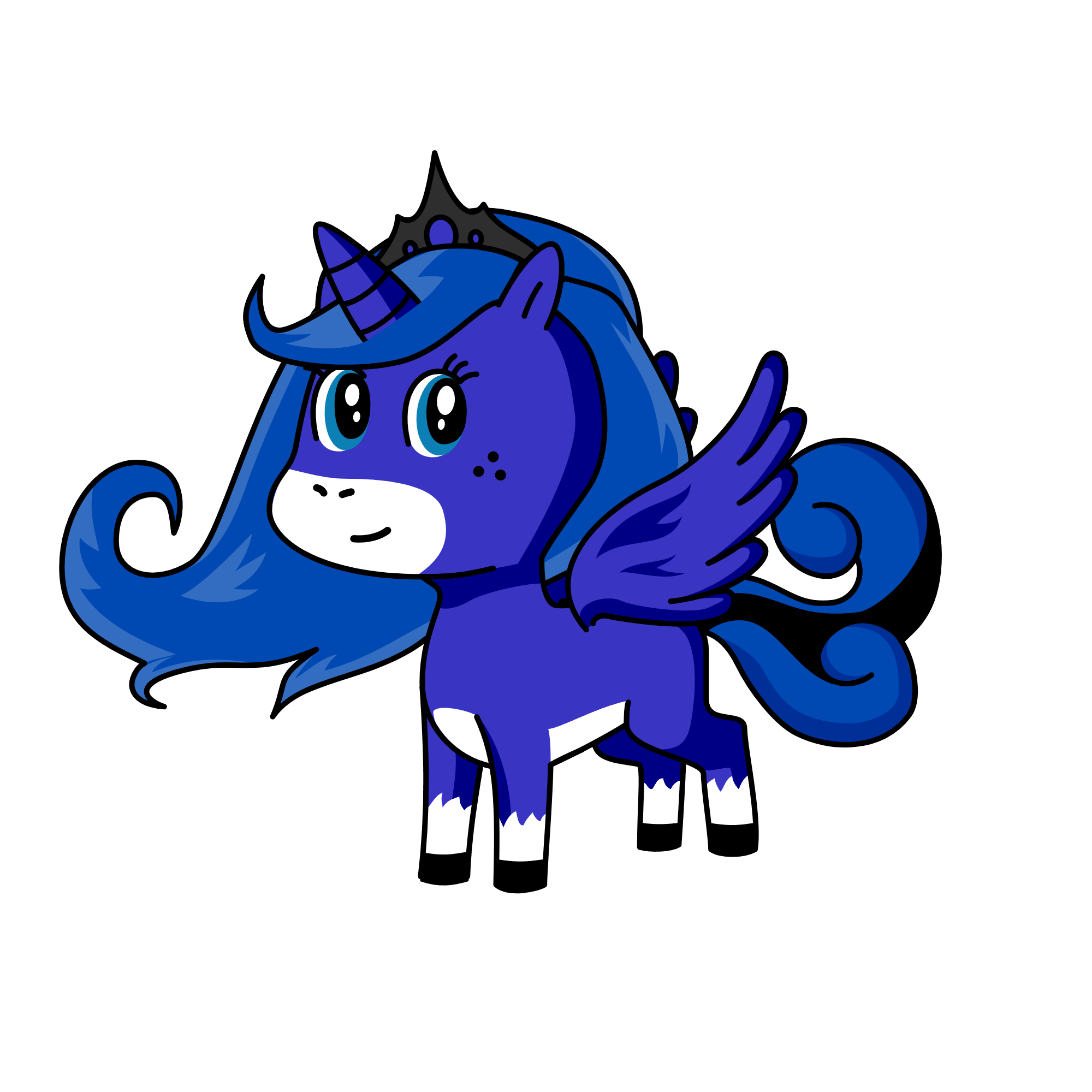 Princess Luna, the unicorn