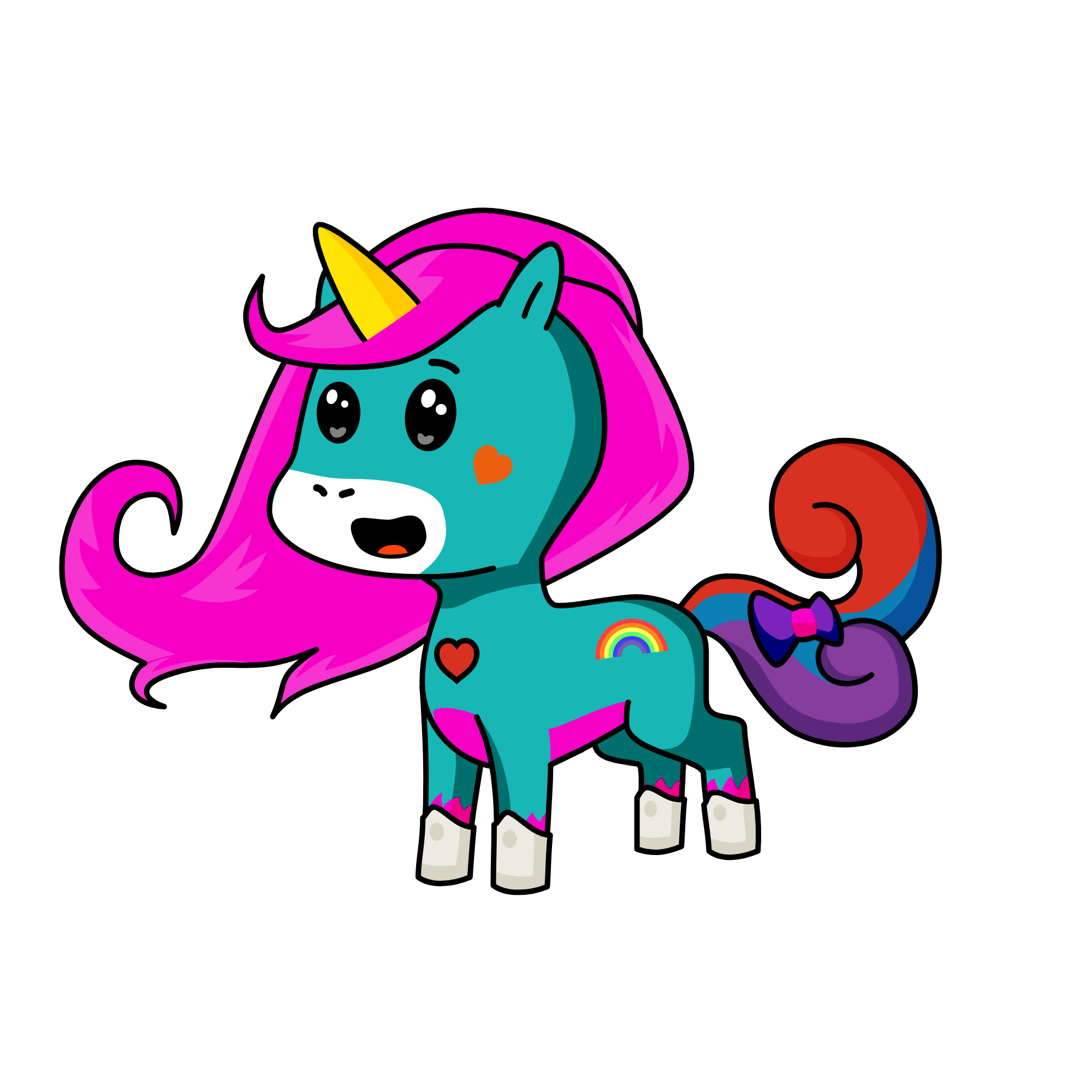 Cutie, the unicorn