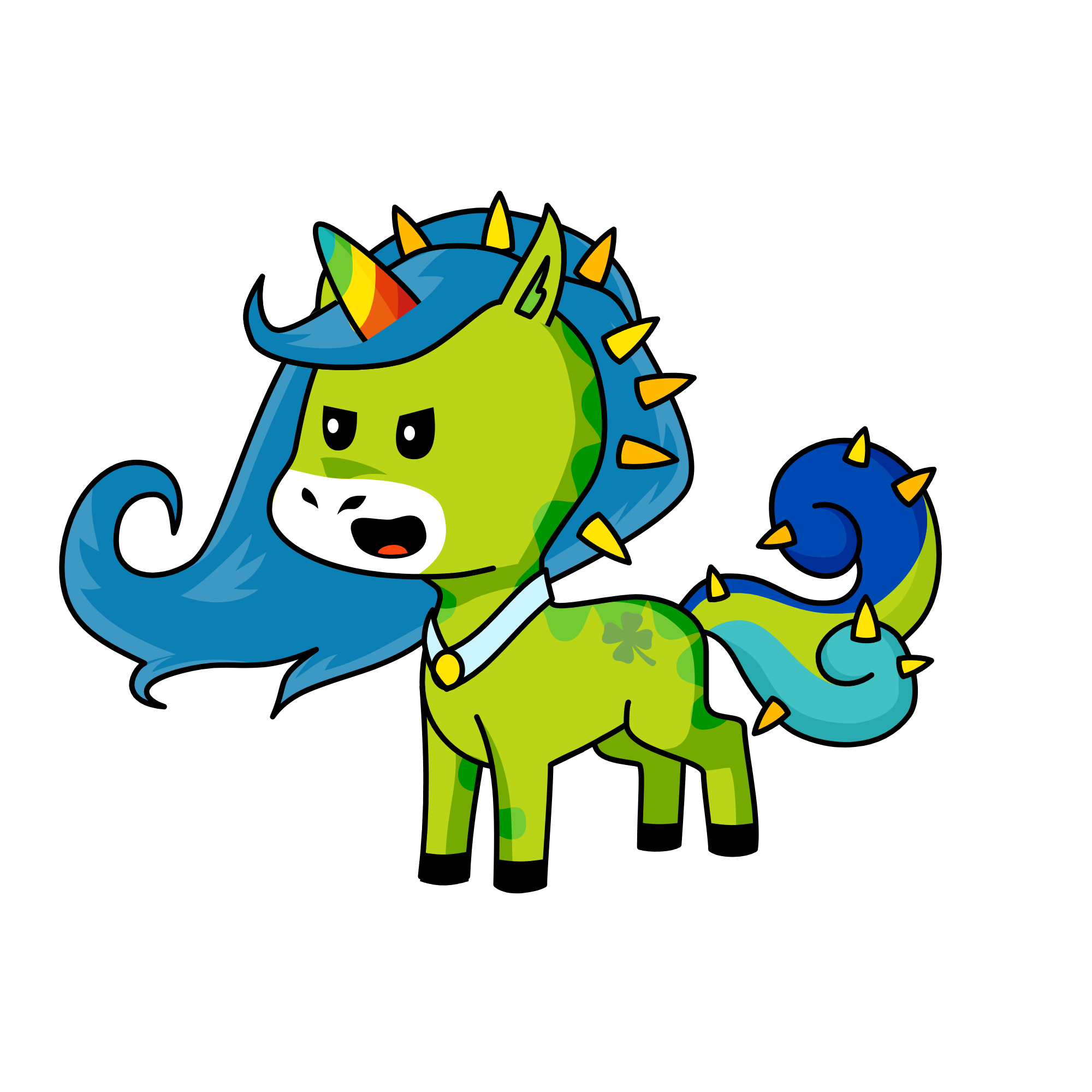 Leaf Treey, the unicorn