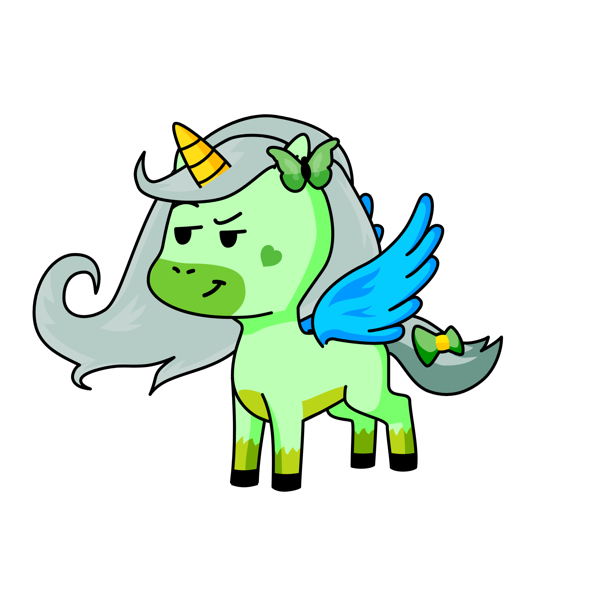 Greenpear Silver, the unicorn