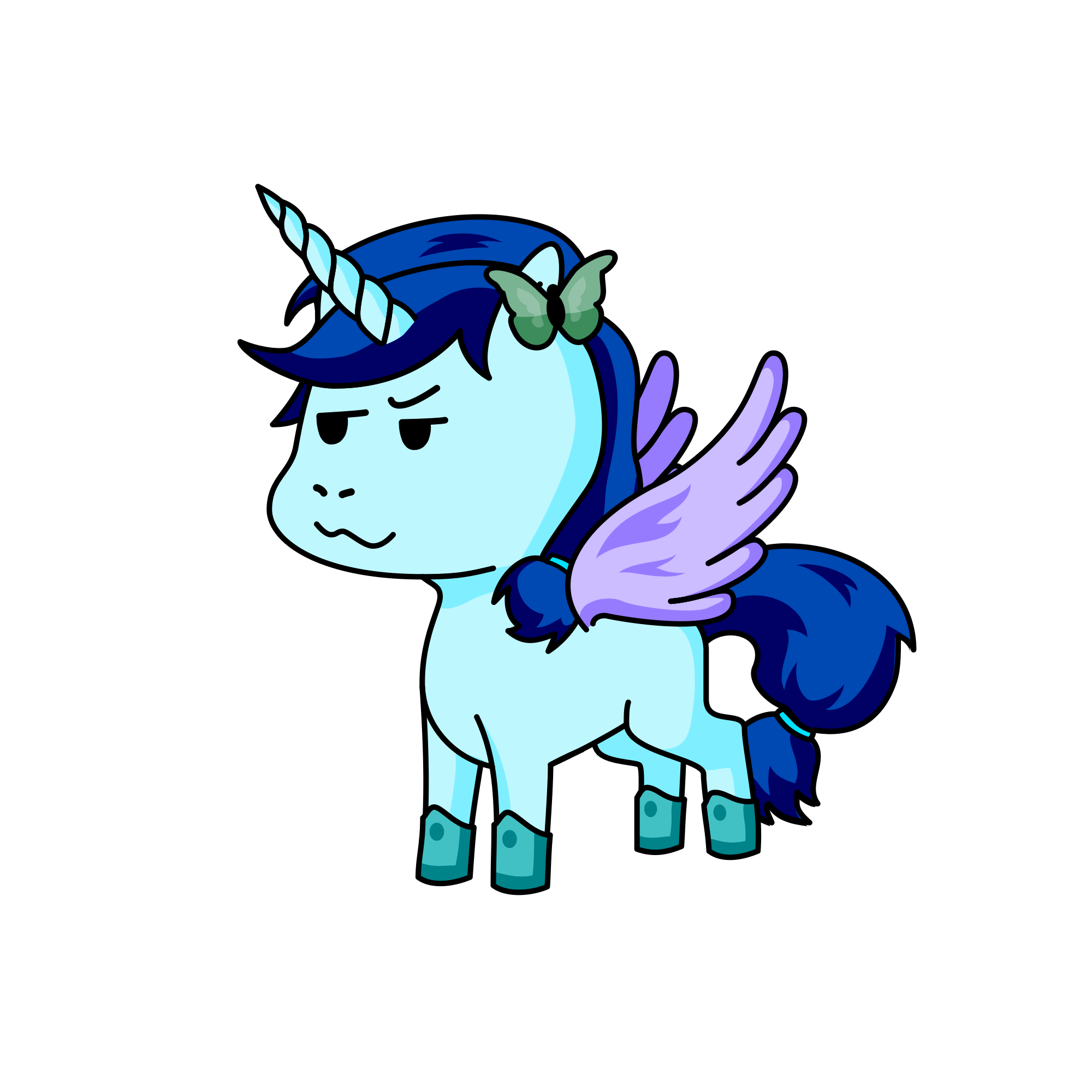 Snowy, the unicorn