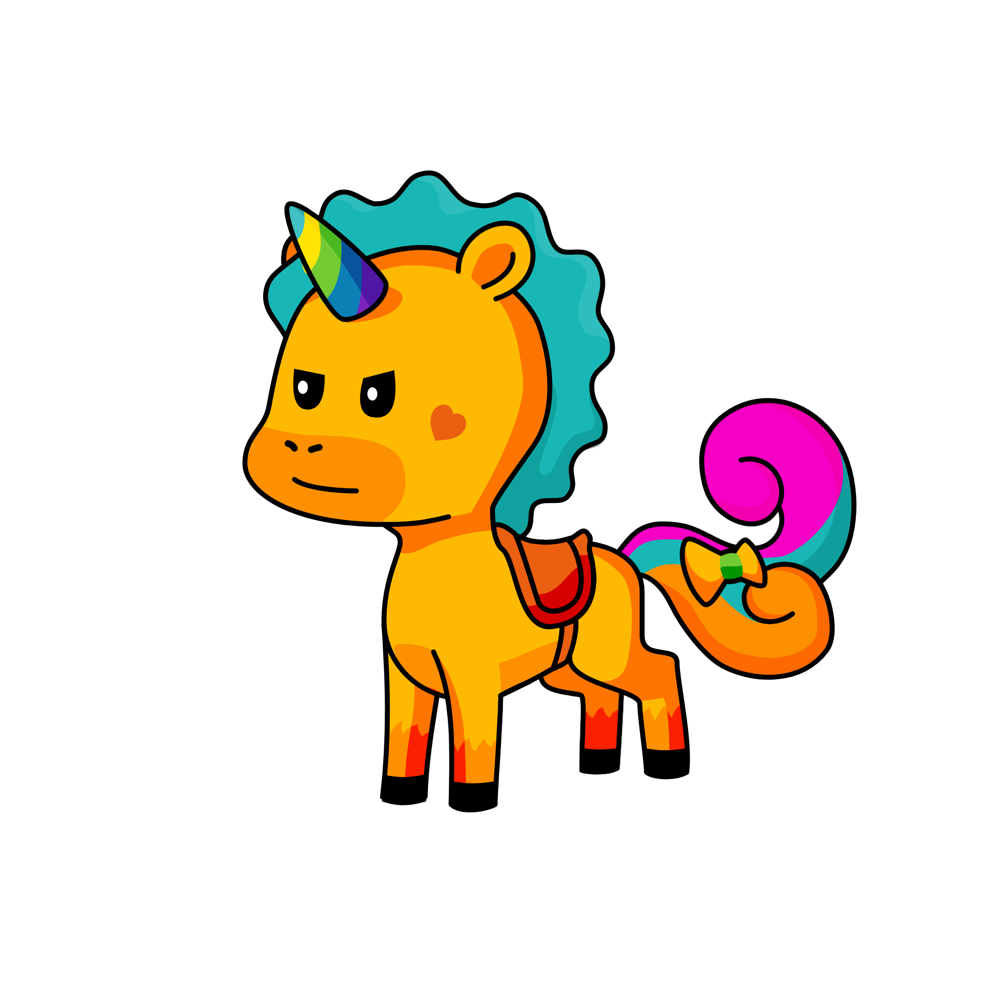 bb, the unicorn