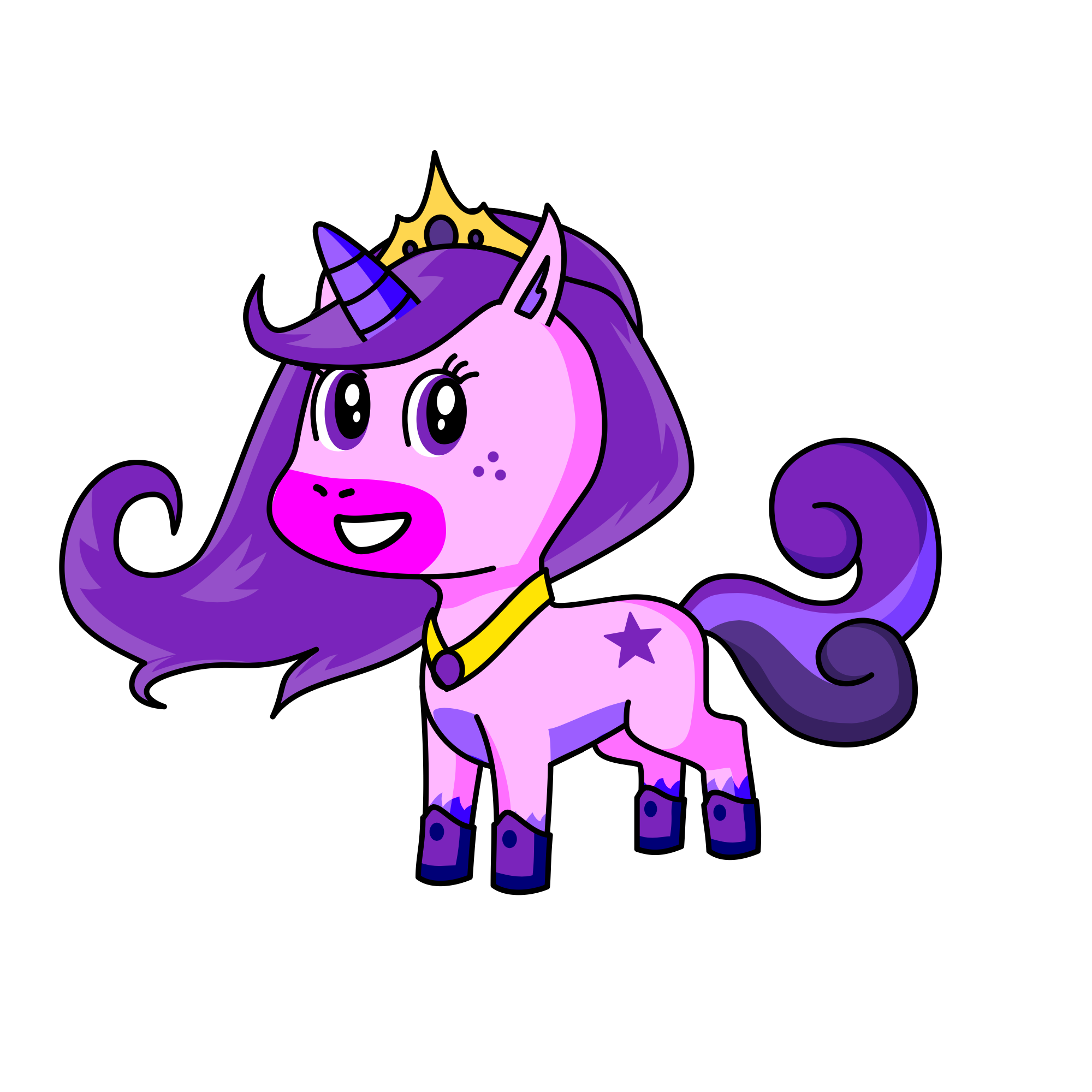 IZZY, the unicorn