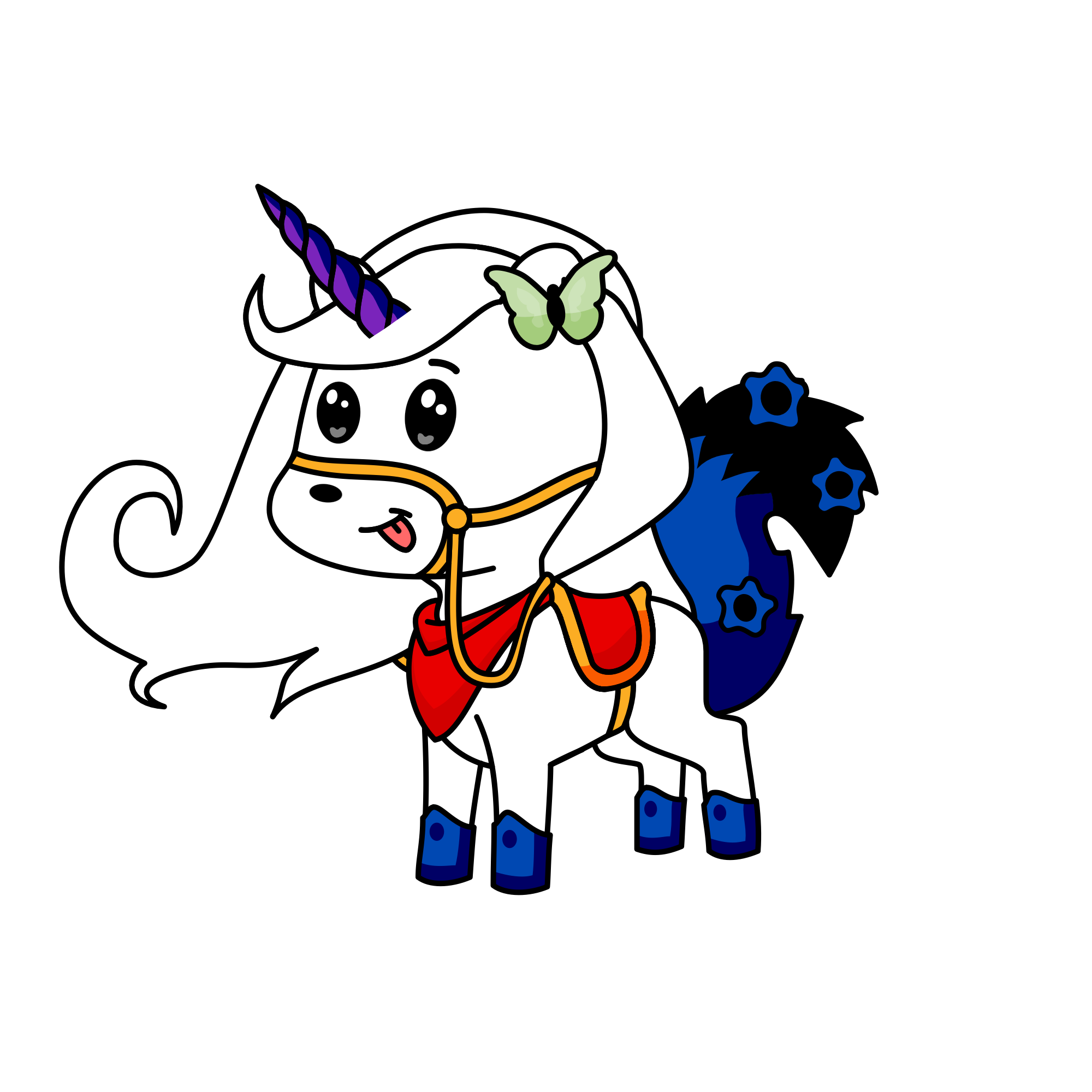 moonlight., the unicorn