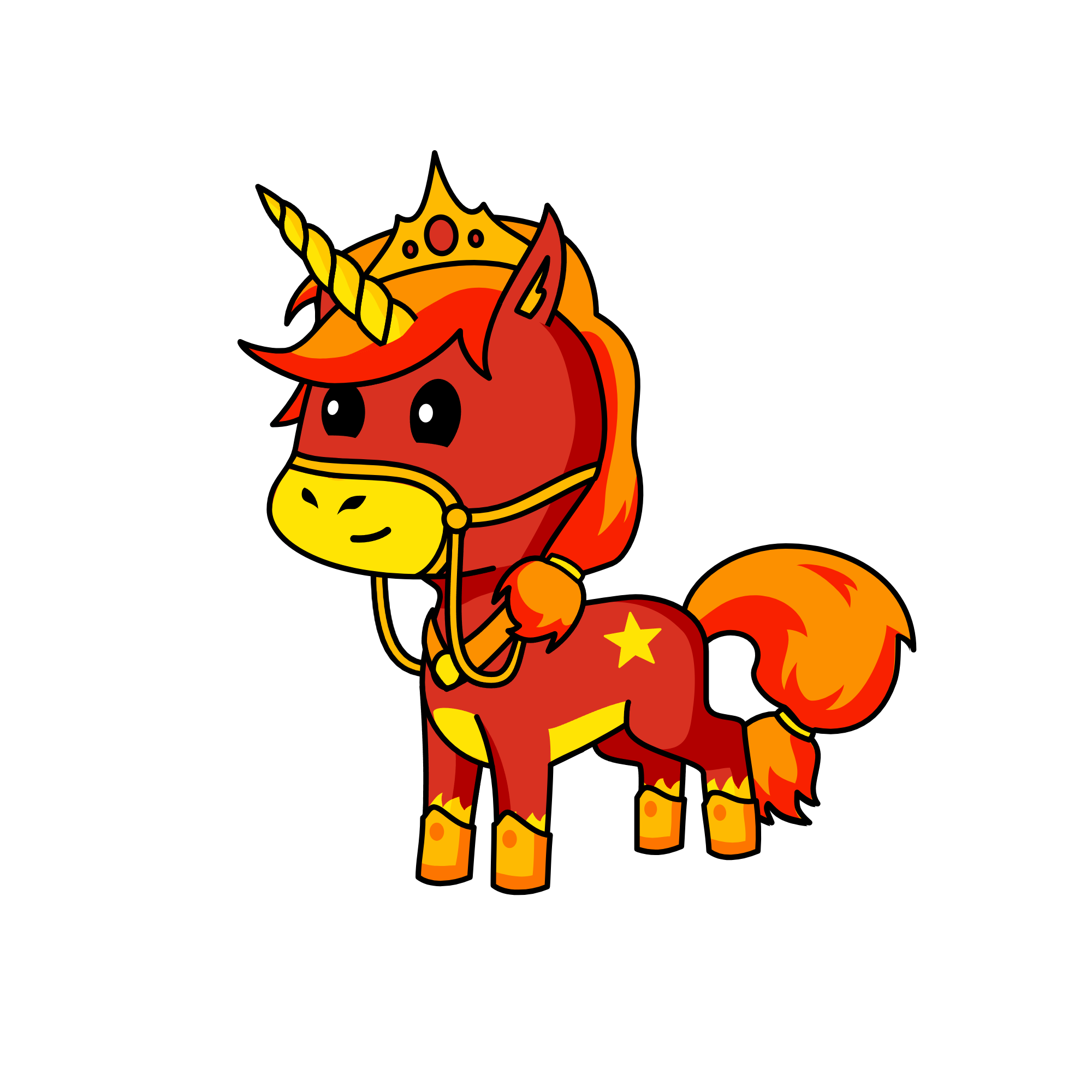 Rougecendre, the unicorn