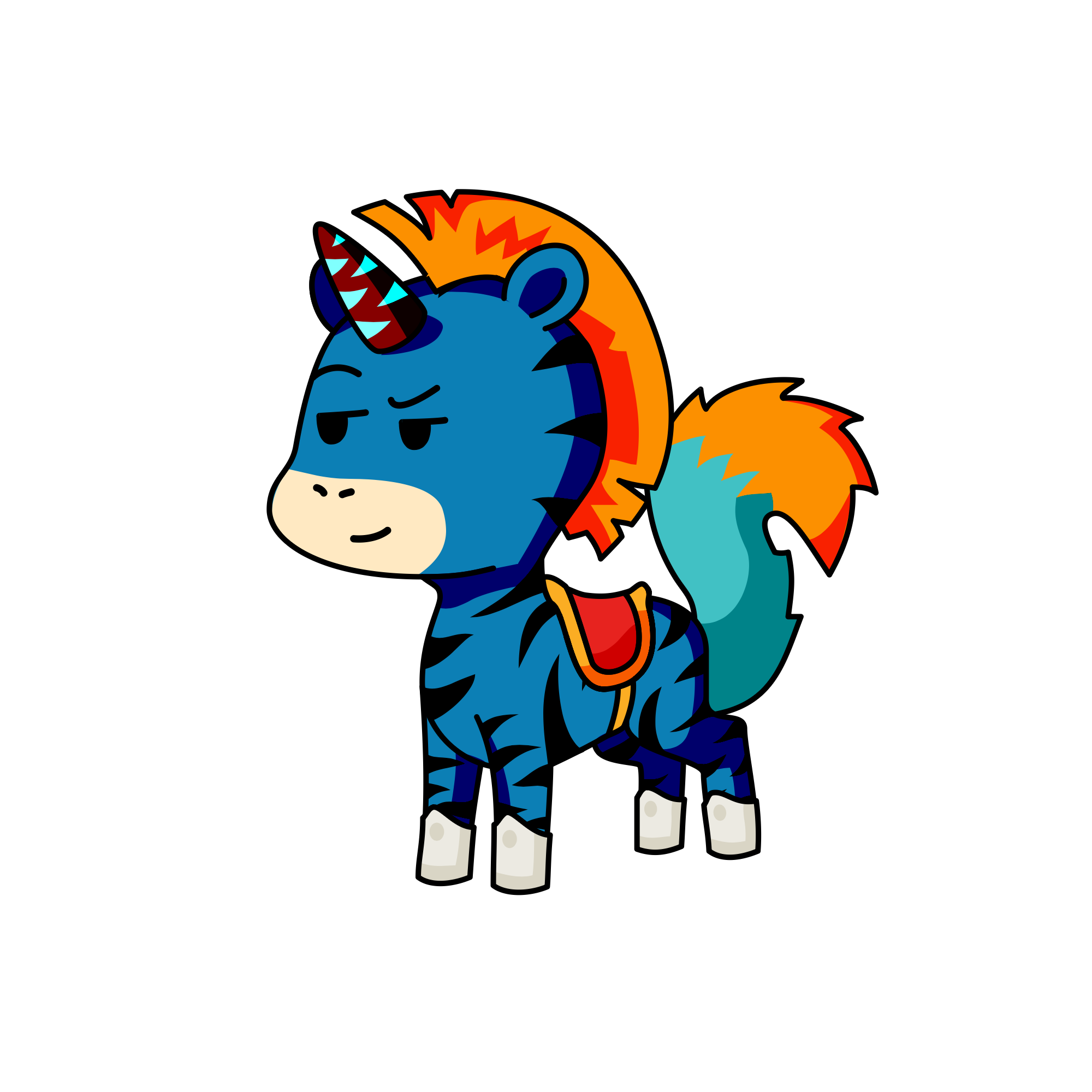 Sly guy, the unicorn