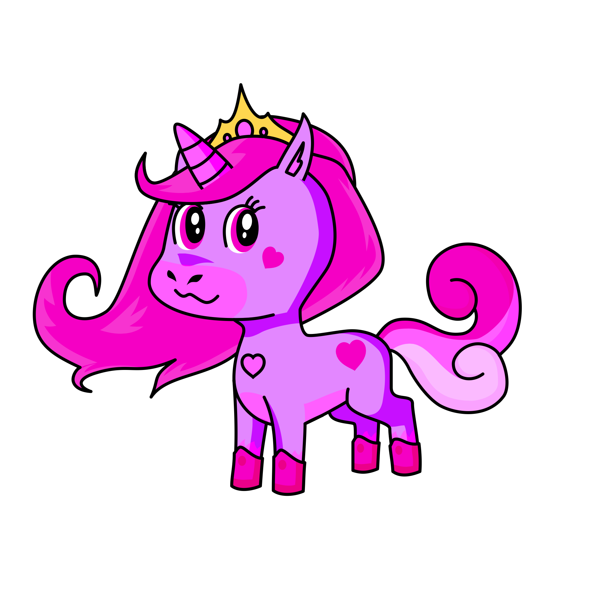 PiNKEY, the unicorn