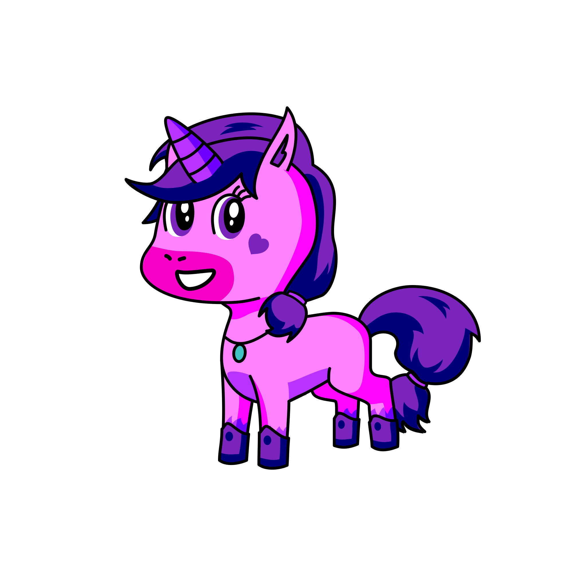 IZZY, the unicorn