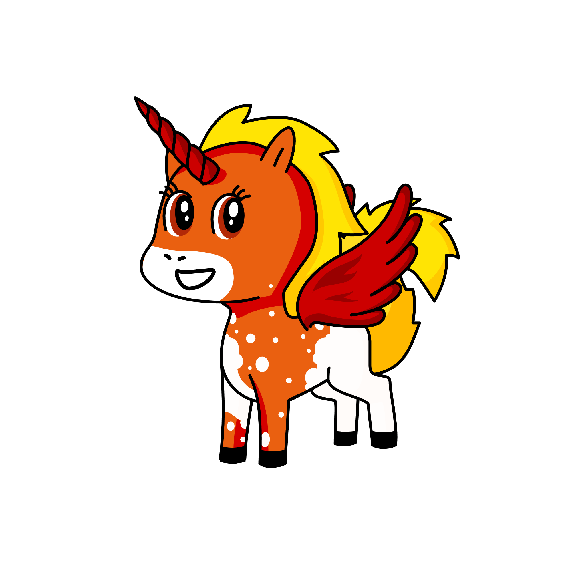 Flame , the unicorn