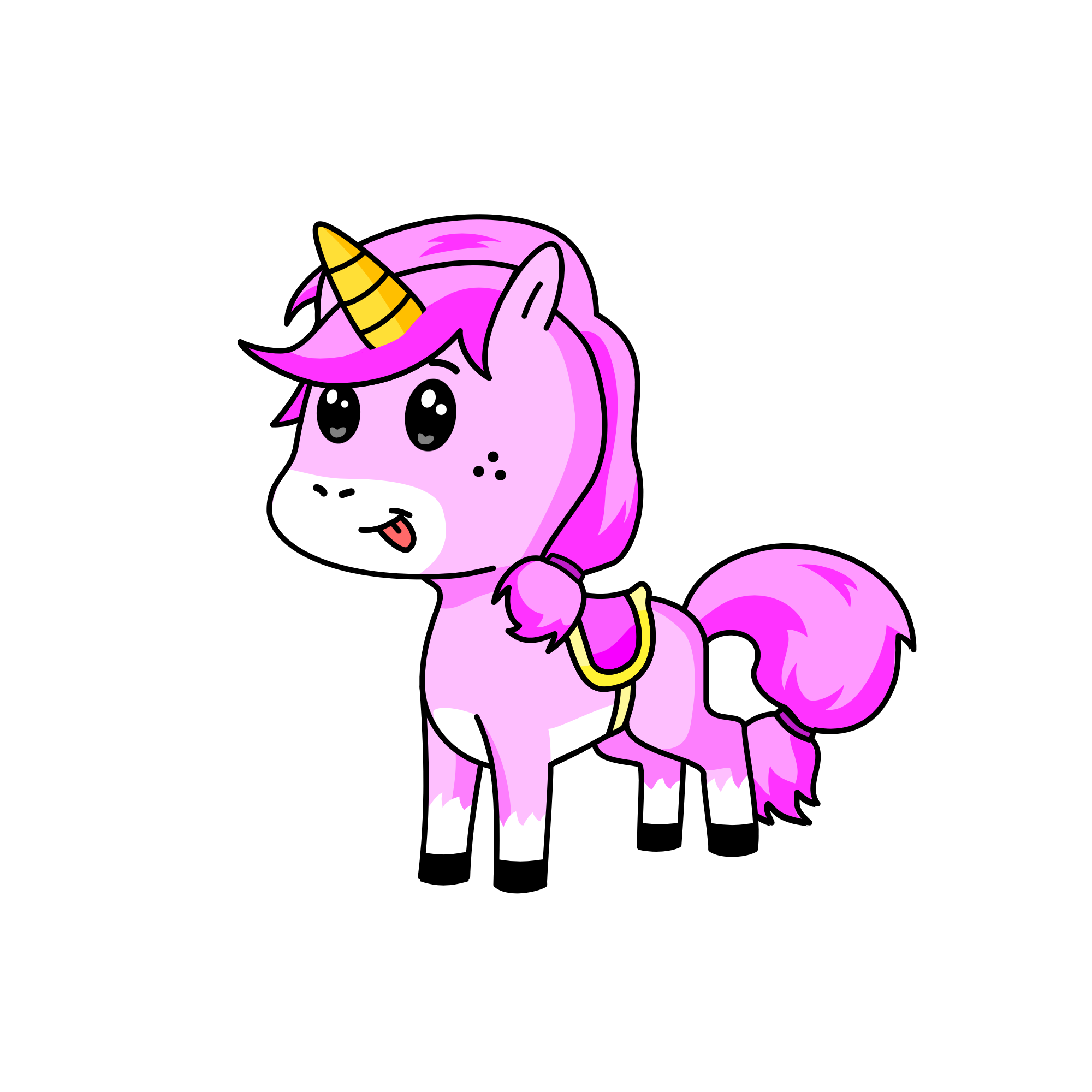 Pinky, the unicorn