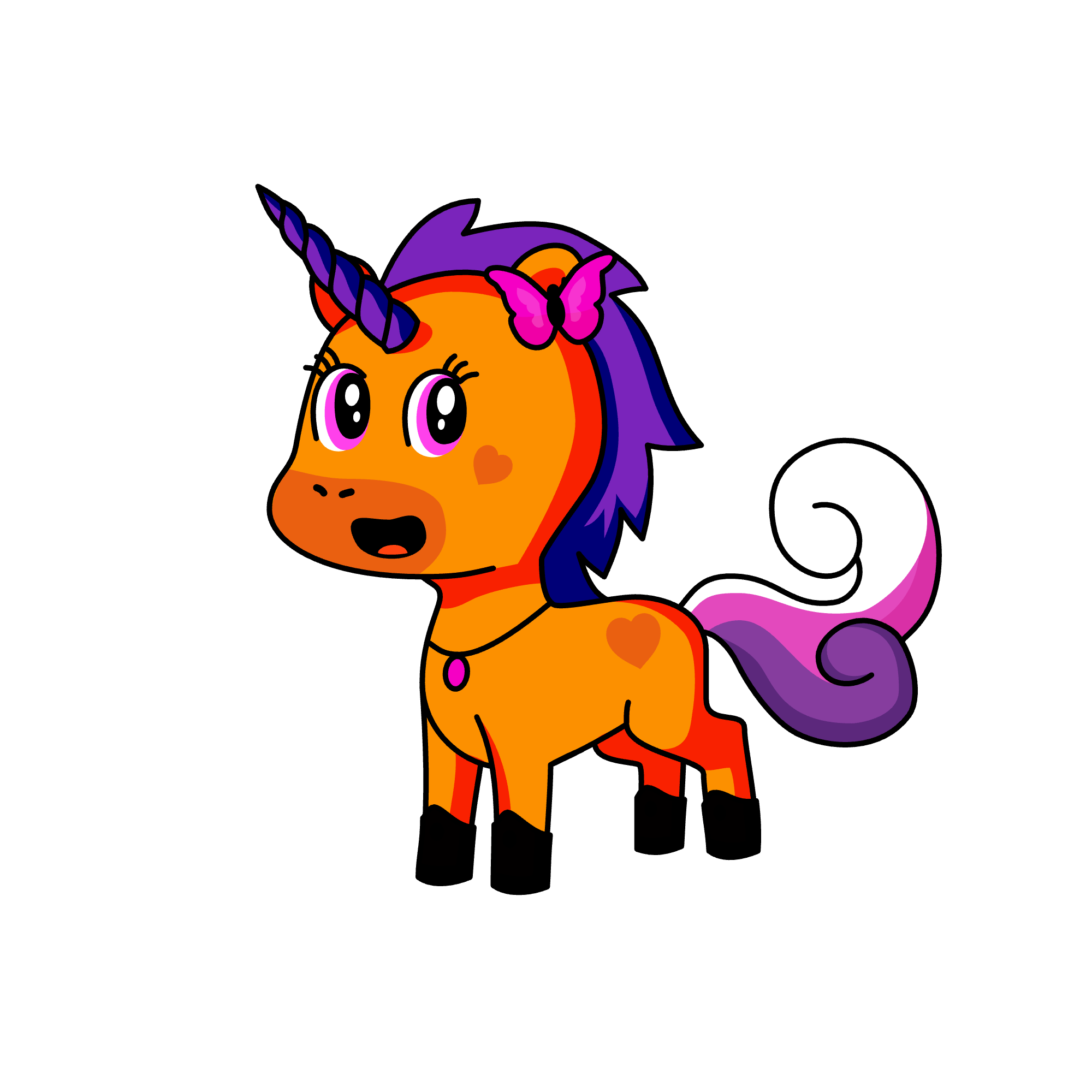 x, the unicorn