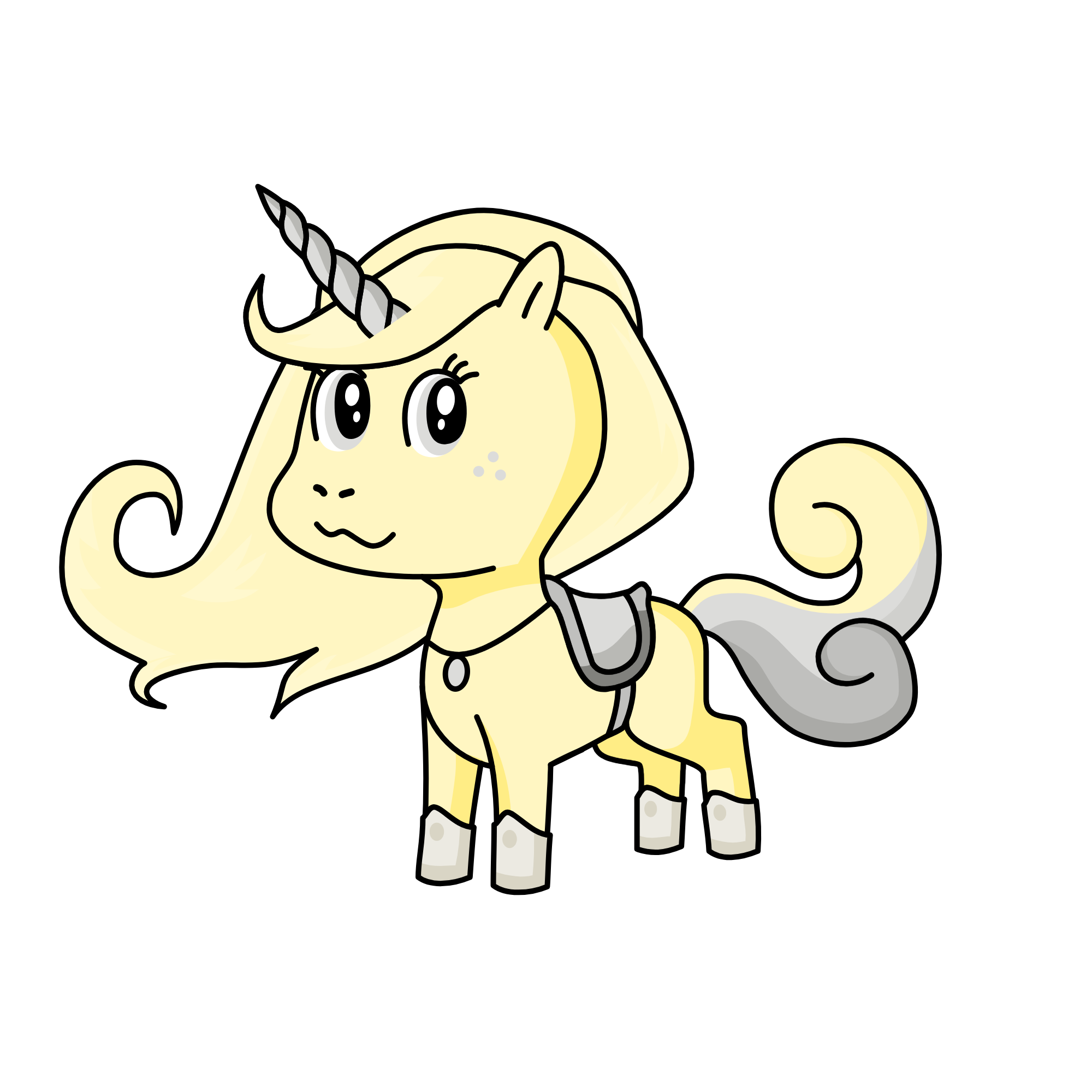 Yellow Bone's Escape, the unicorn