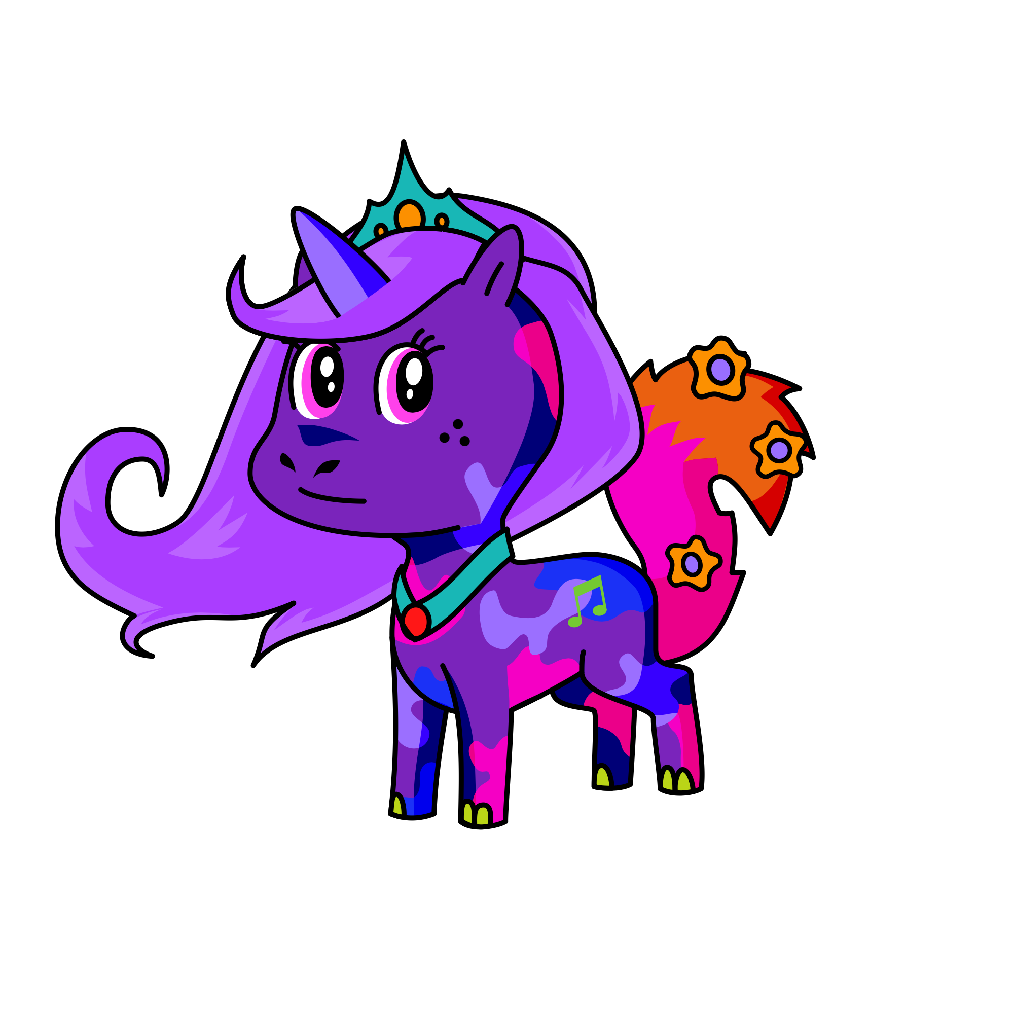 Lilly, the unicorn