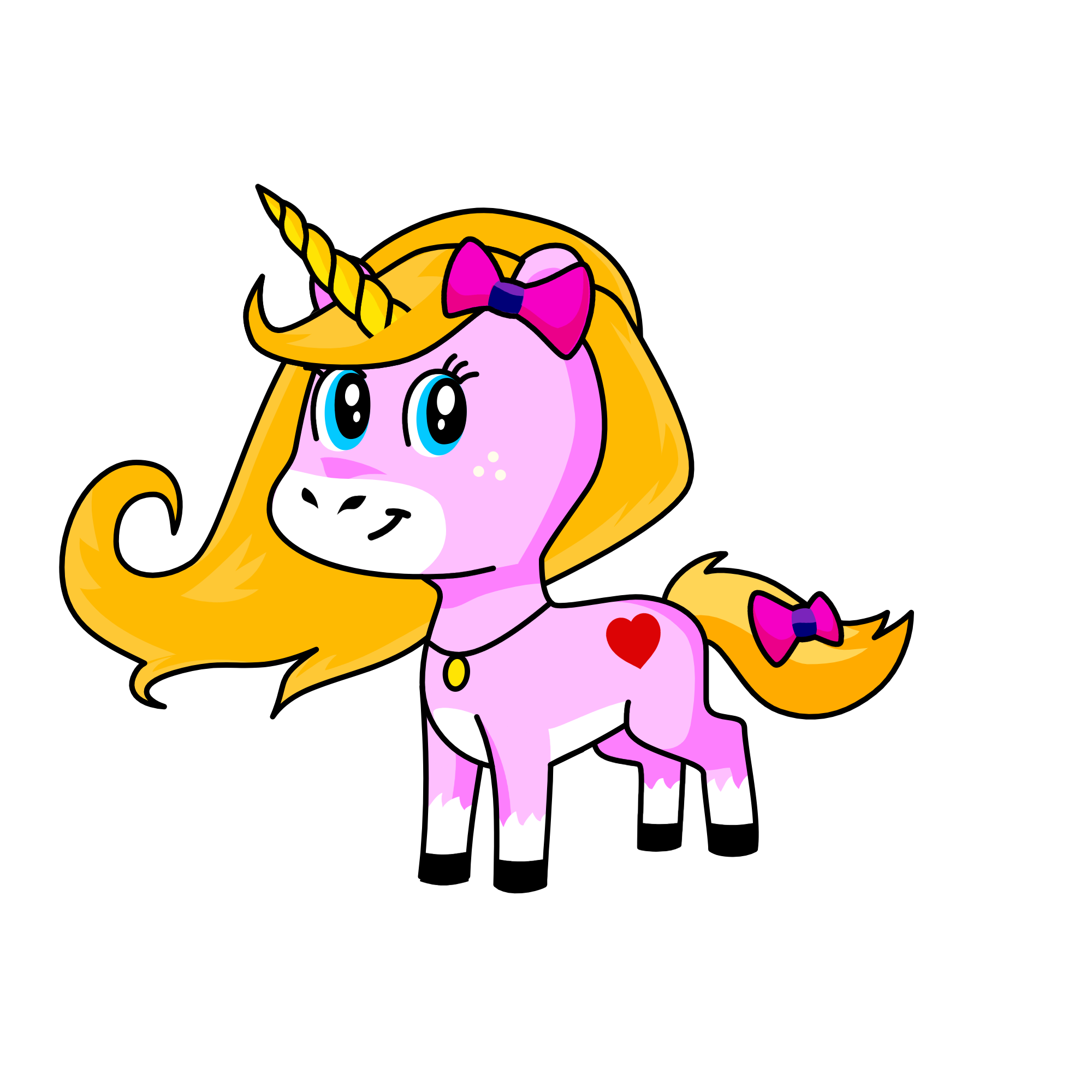 Goldhörnchen, the unicorn