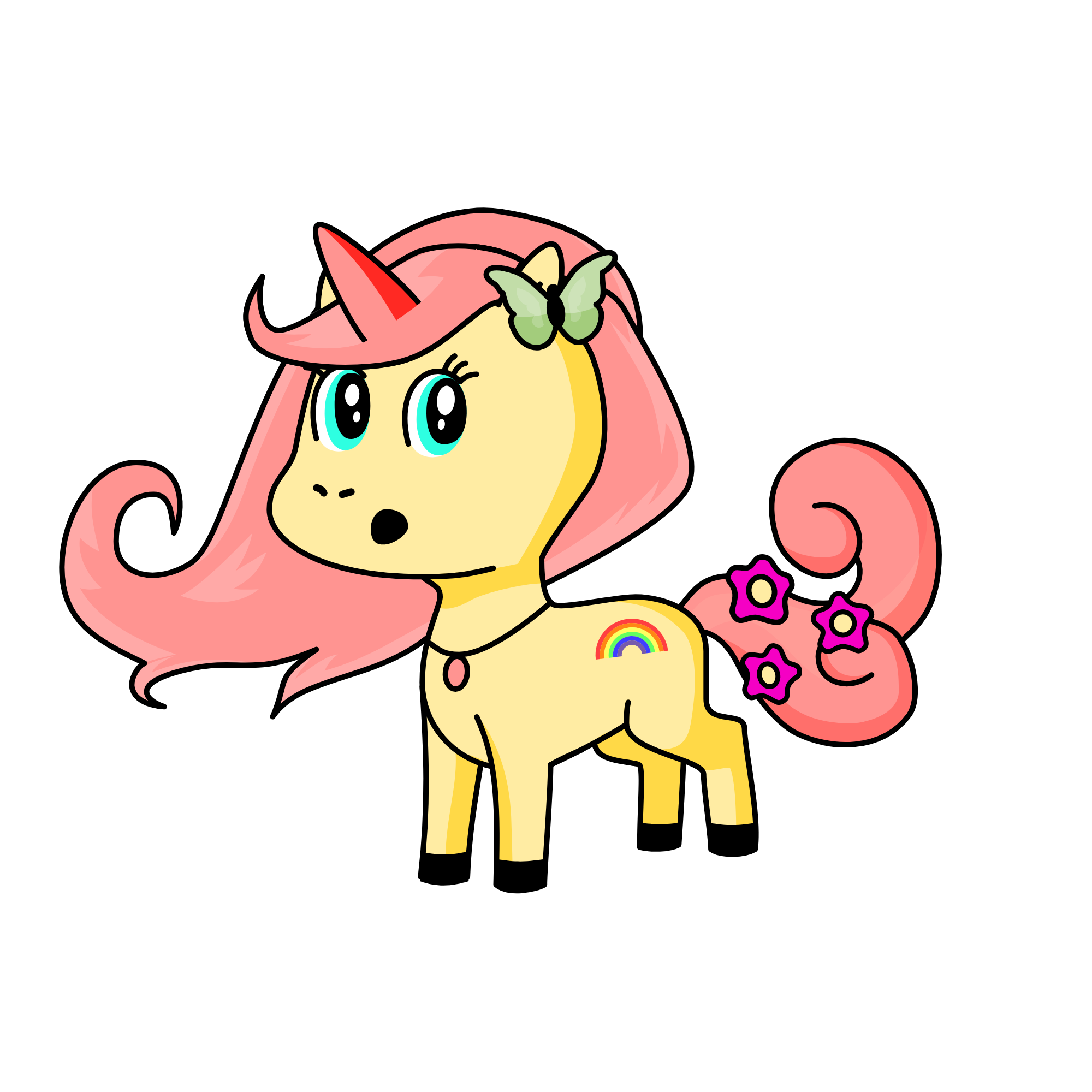 ULTAMANTE FLUTTERSHY, the unicorn