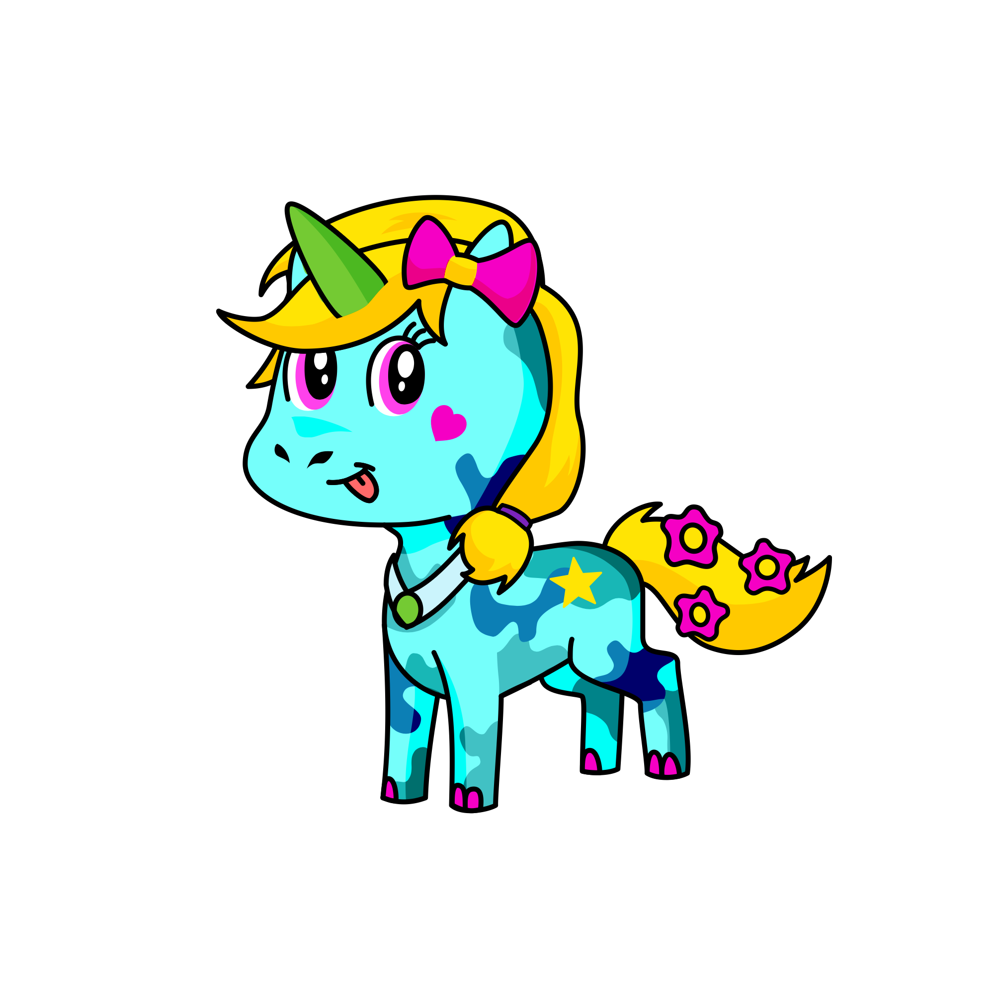 New!, the unicorn