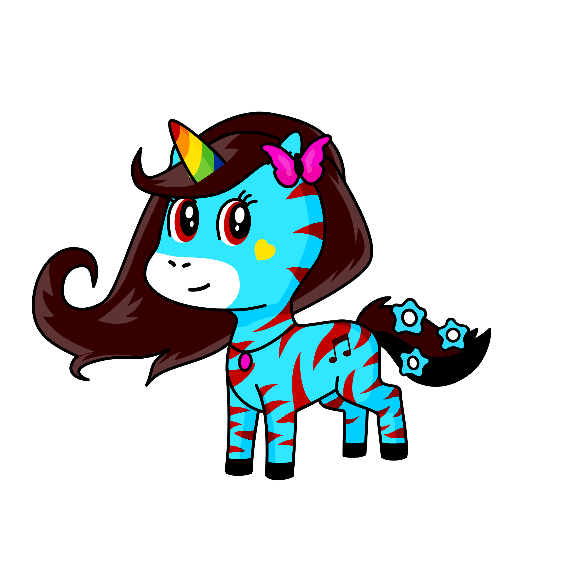 KayQueen, the unicorn