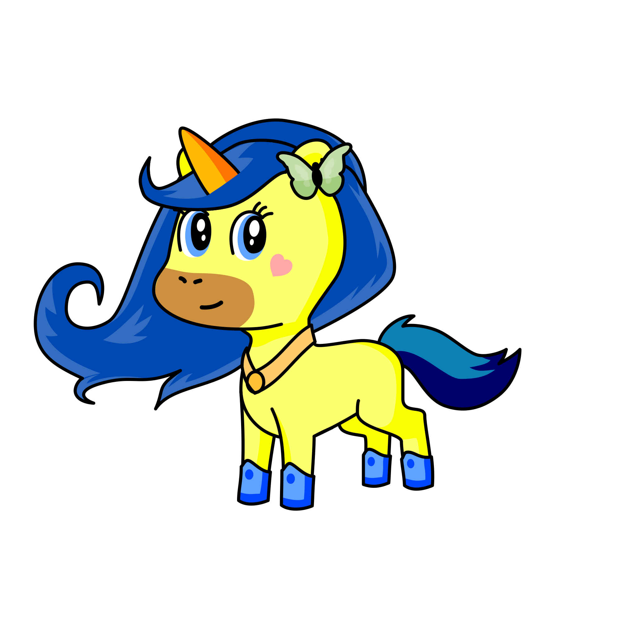Misty, the unicorn