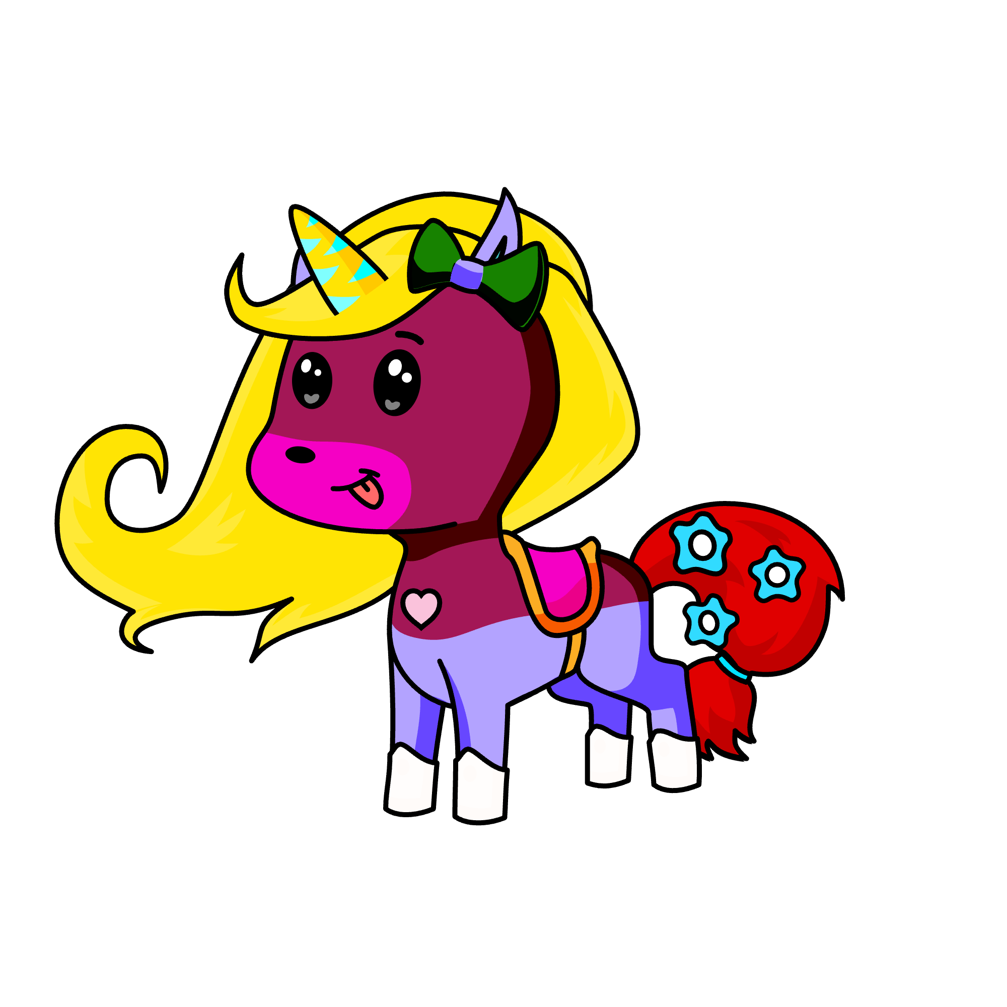Crazy Pants, the unicorn