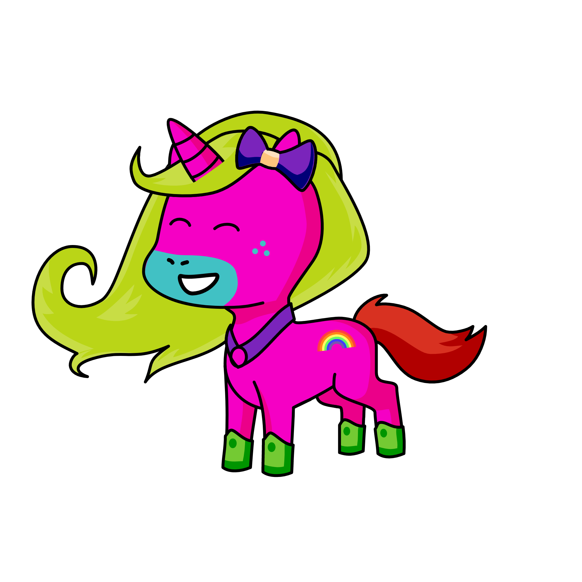 I am awesome and my name Summer!, the unicorn