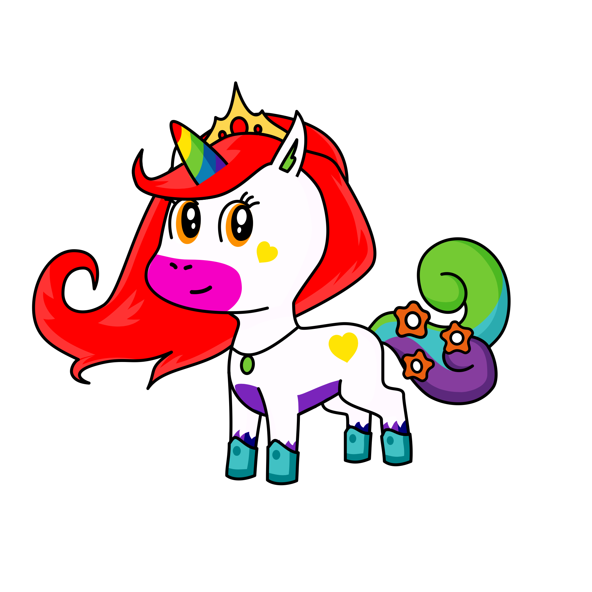 RAINBOW 🌈 , the unicorn