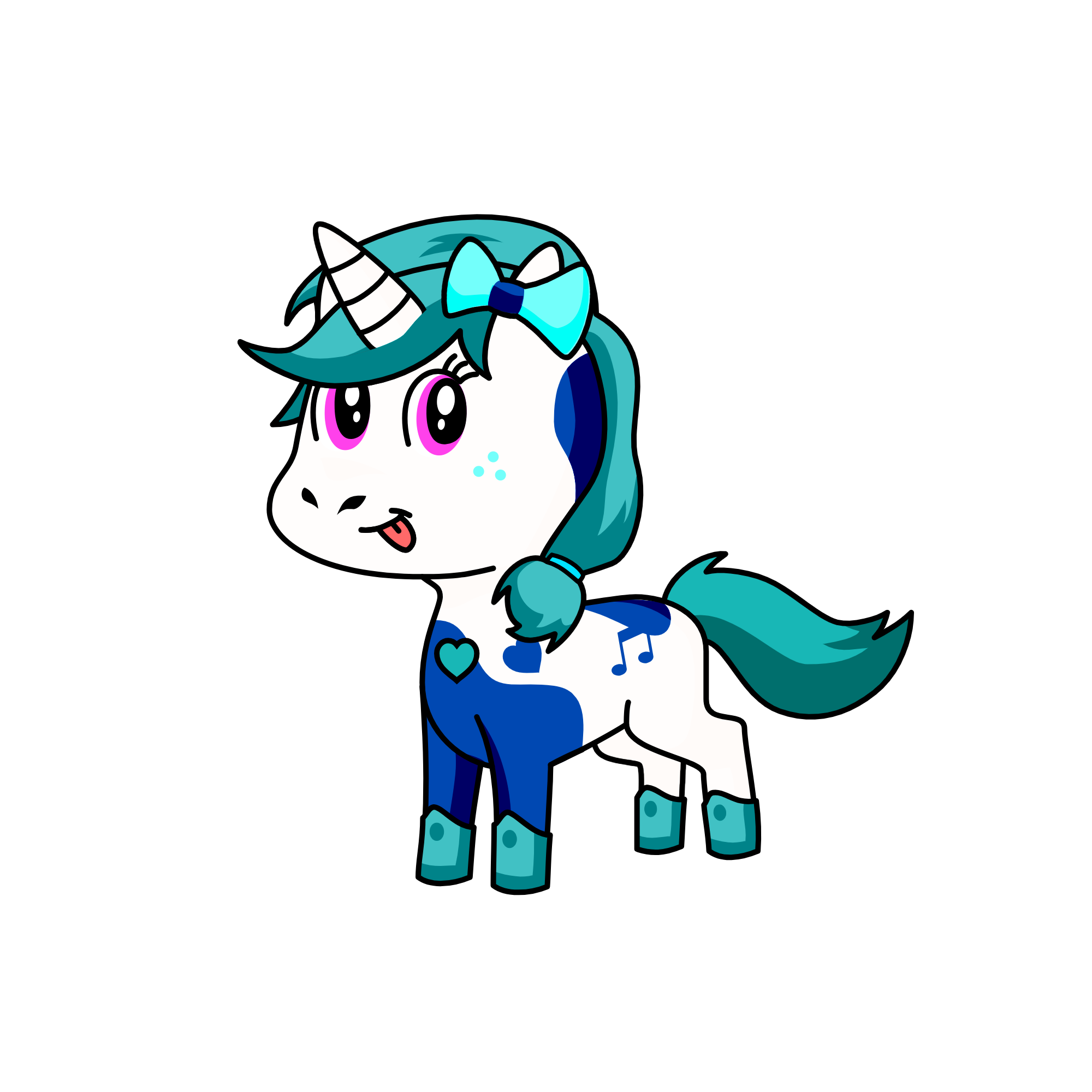 Bubbly Cloud, the unicorn