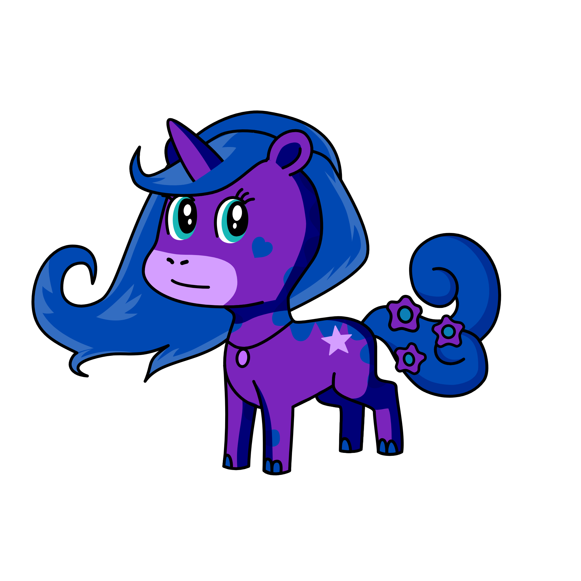 Kind Dark, the unicorn