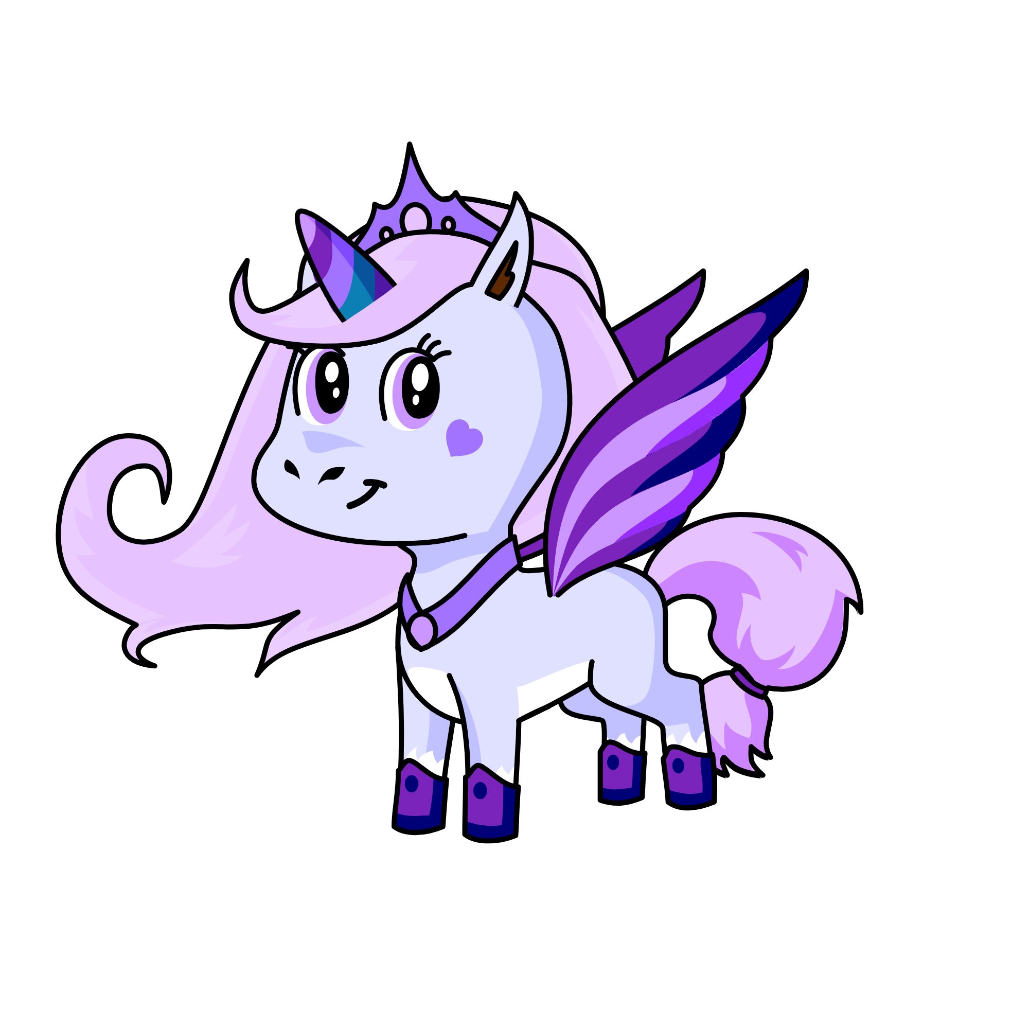 Sleepy Night, the unicorn