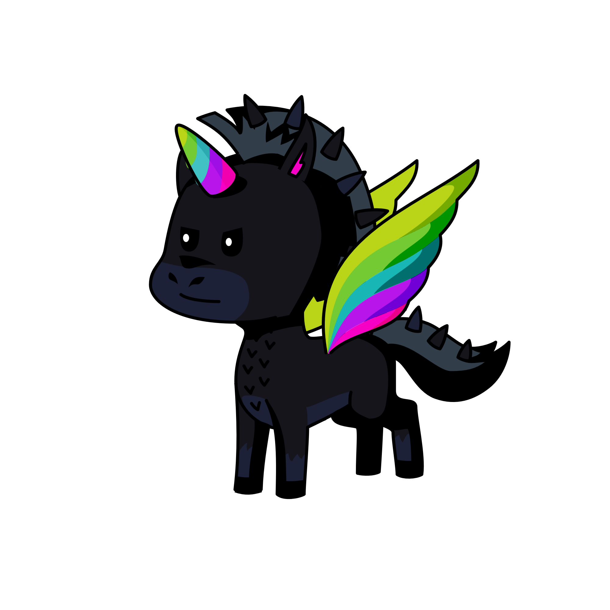 Holy Terror, the unicorn