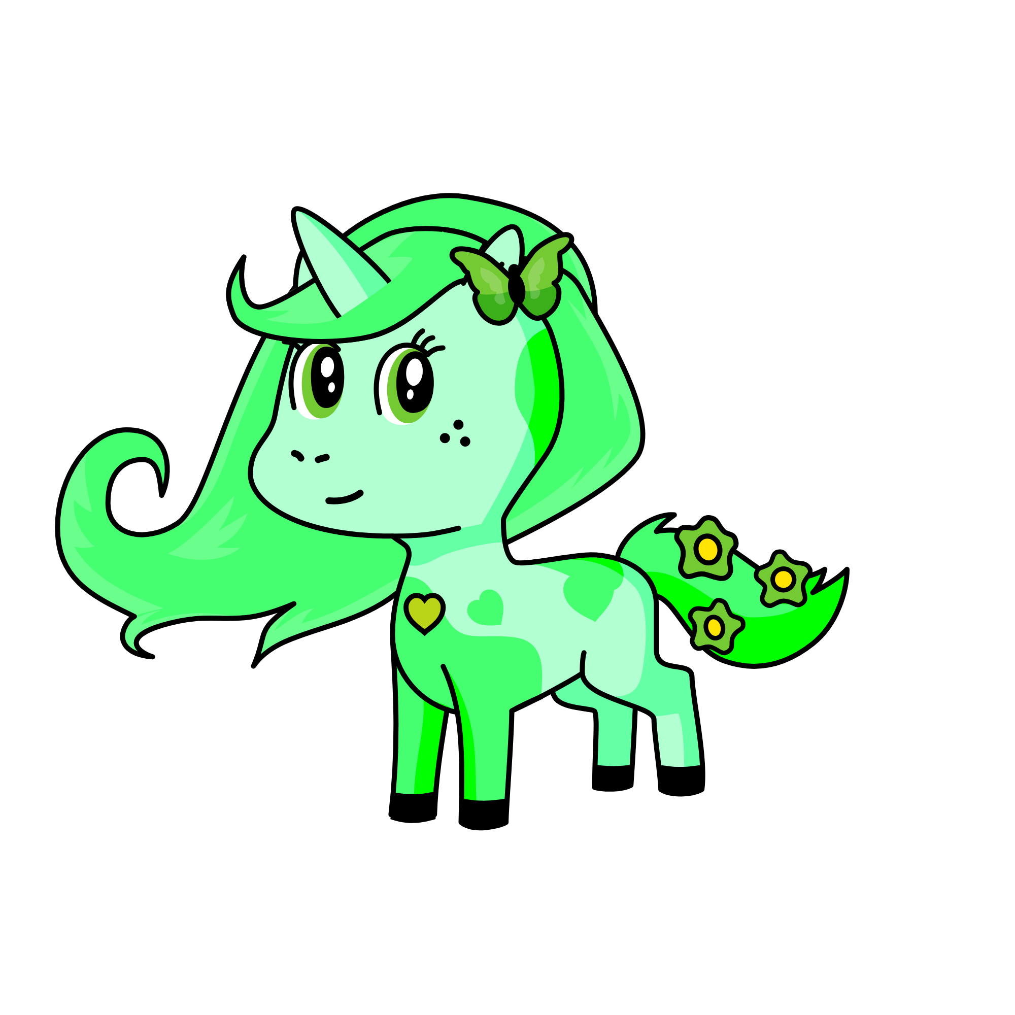 mint, the unicorn