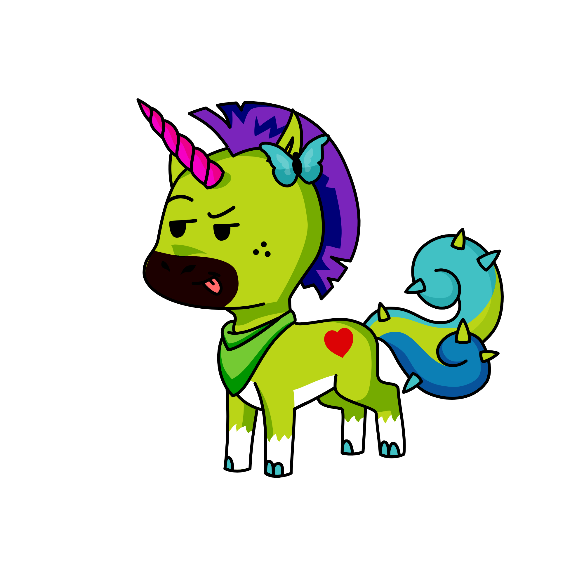 GHBURTHGIBHFIGBDIUBGHU, the unicorn