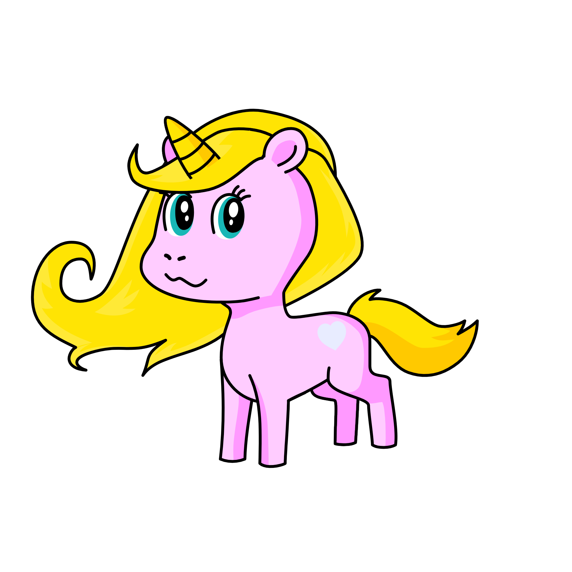 FLUTTERSHY, the unicorn