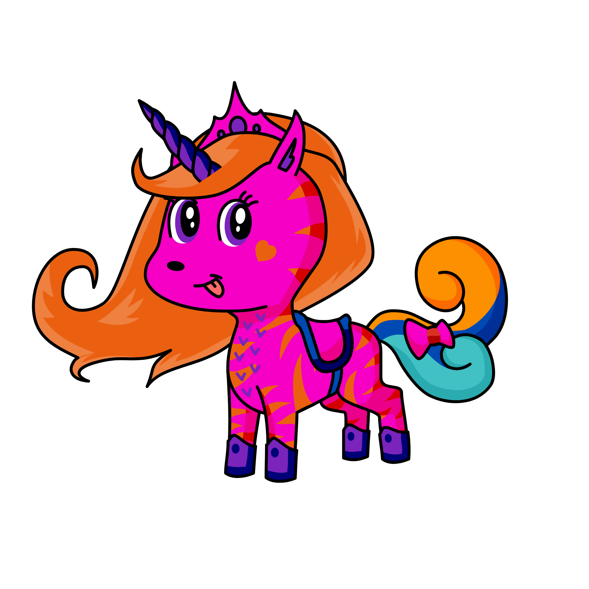 Flamme, the unicorn
