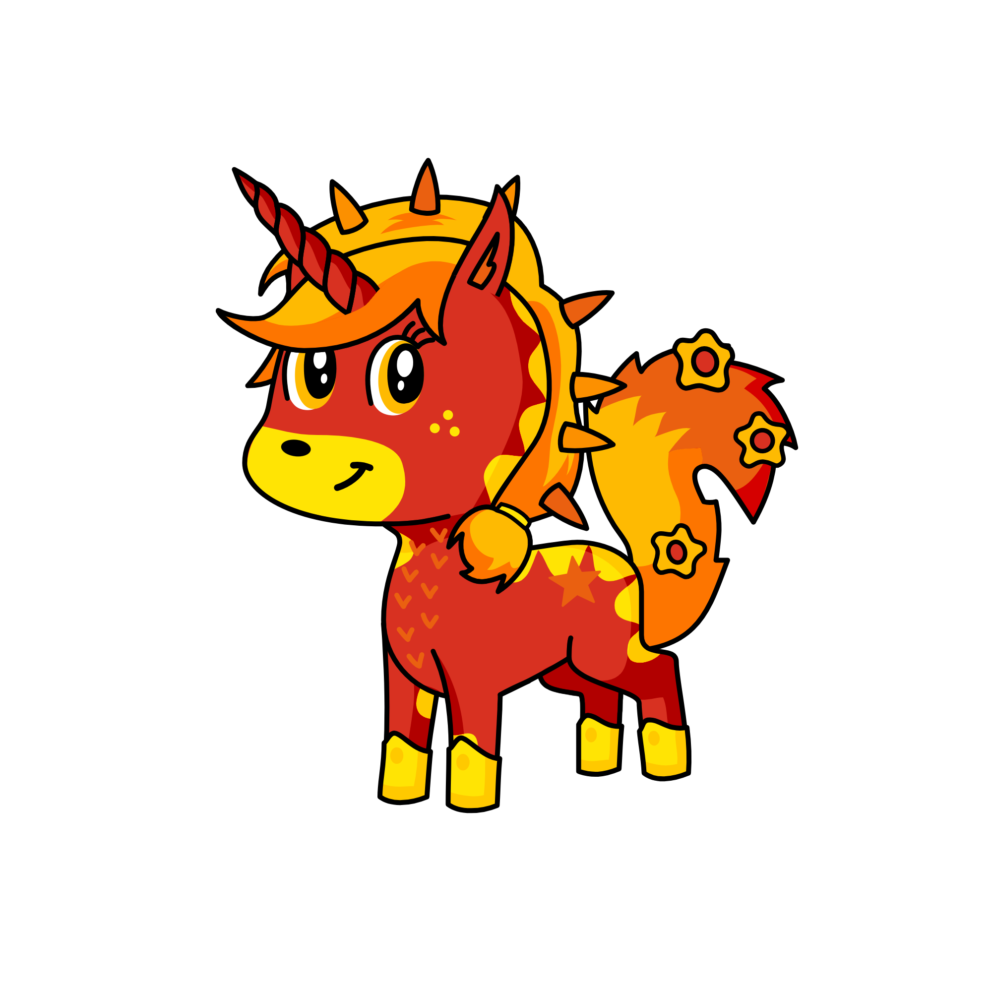 Sparlky Fire, the unicorn