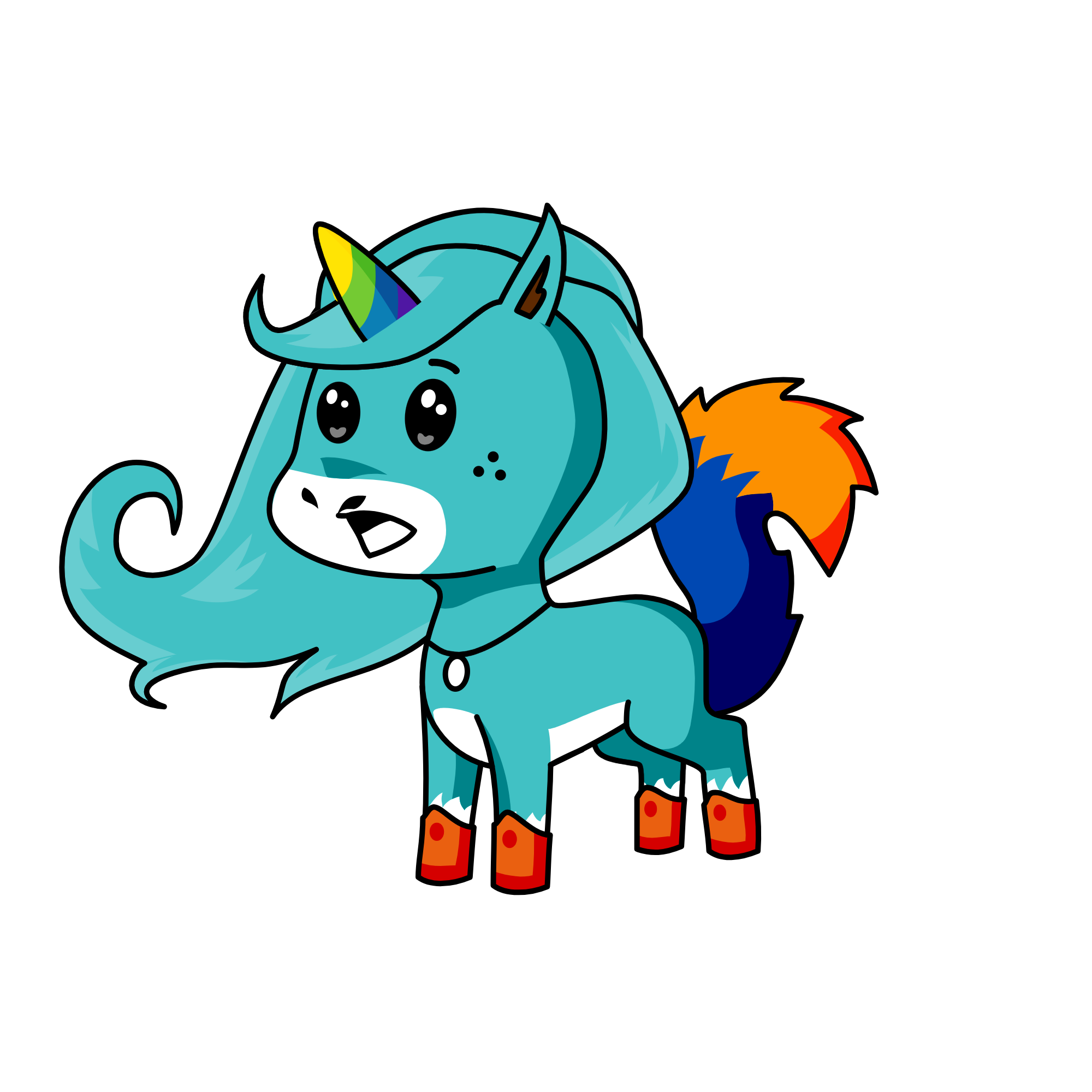 God of unicorns, the unicorn