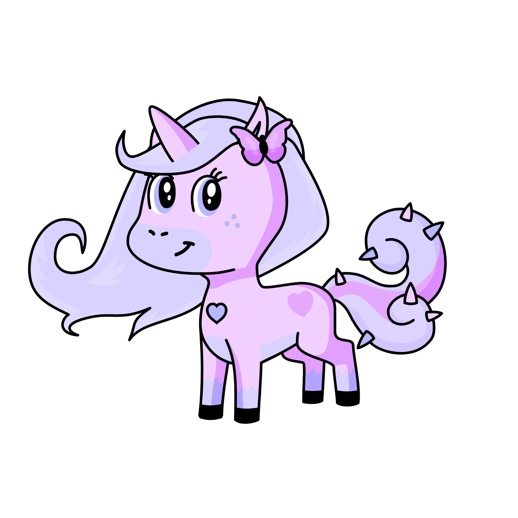 Soft Blossom, the unicorn
