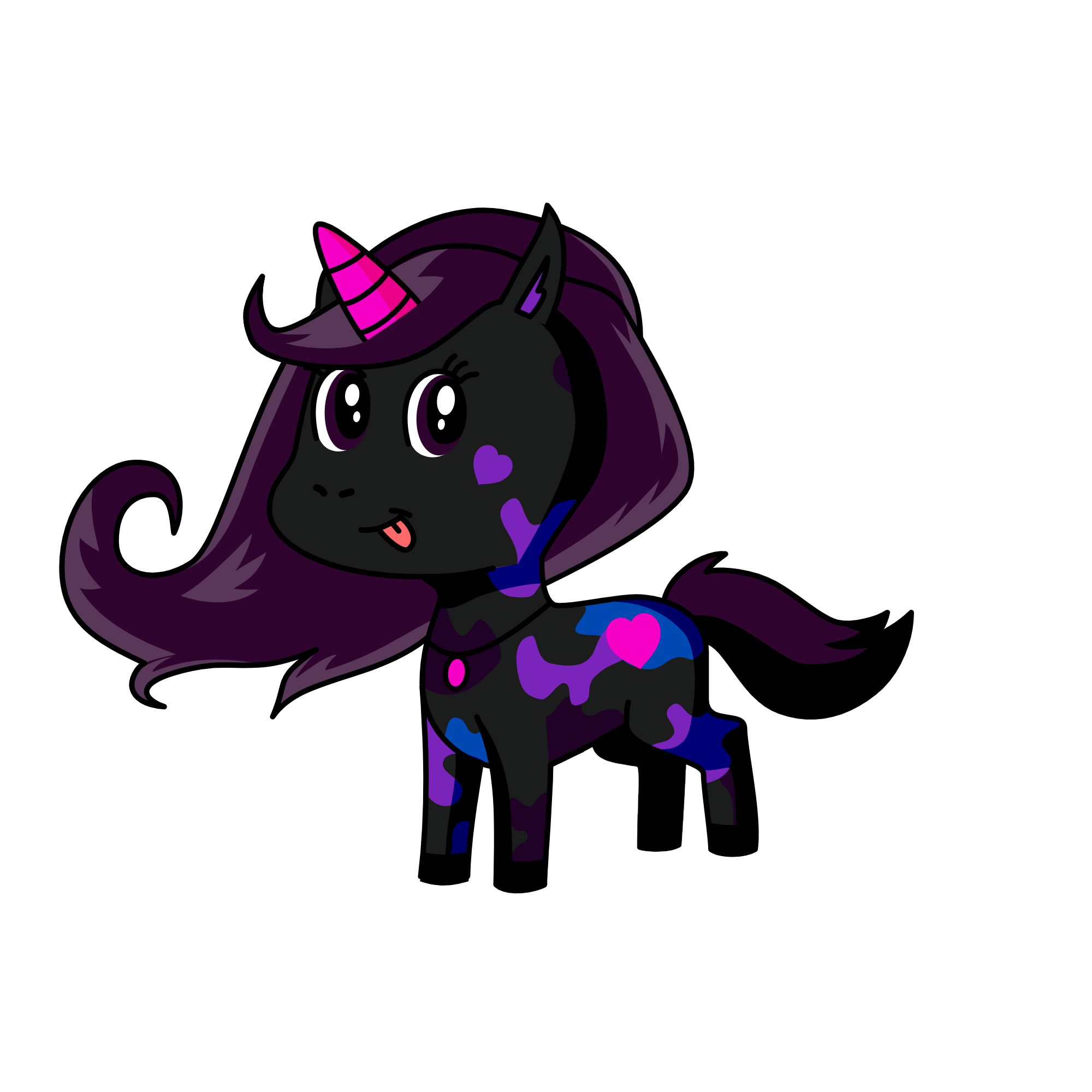 Midnight, the unicorn