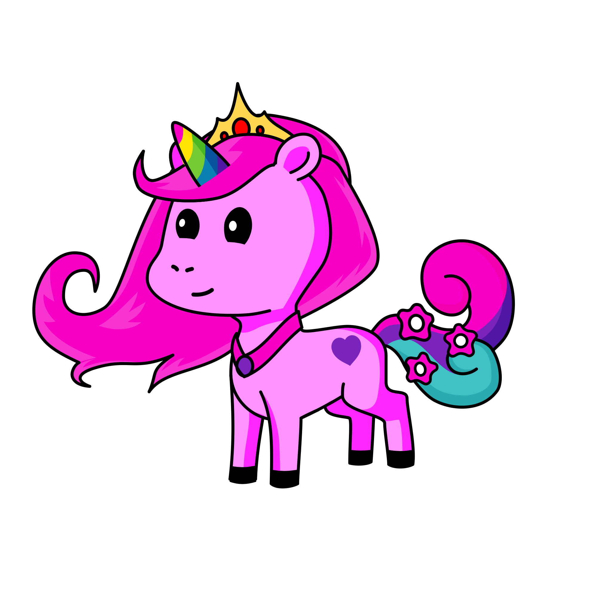 Zazell, the unicorn