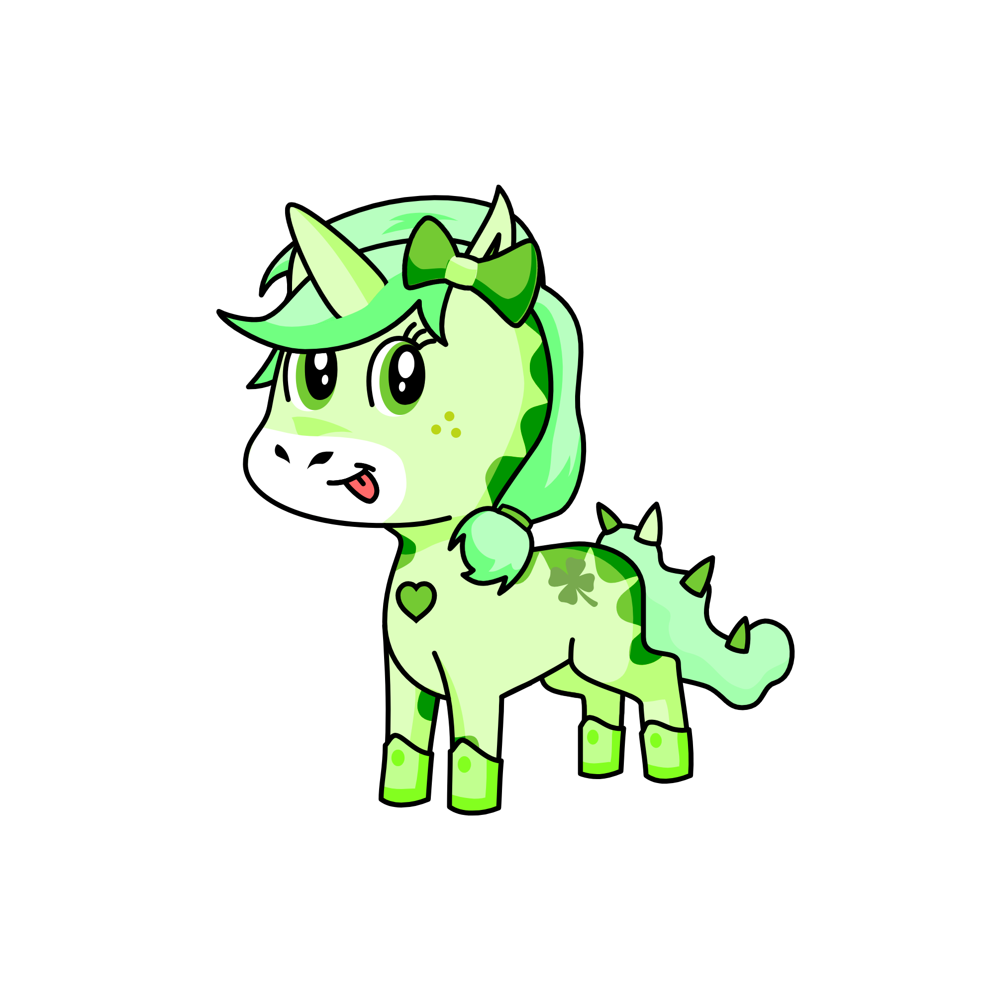 Pepper mint, the unicorn